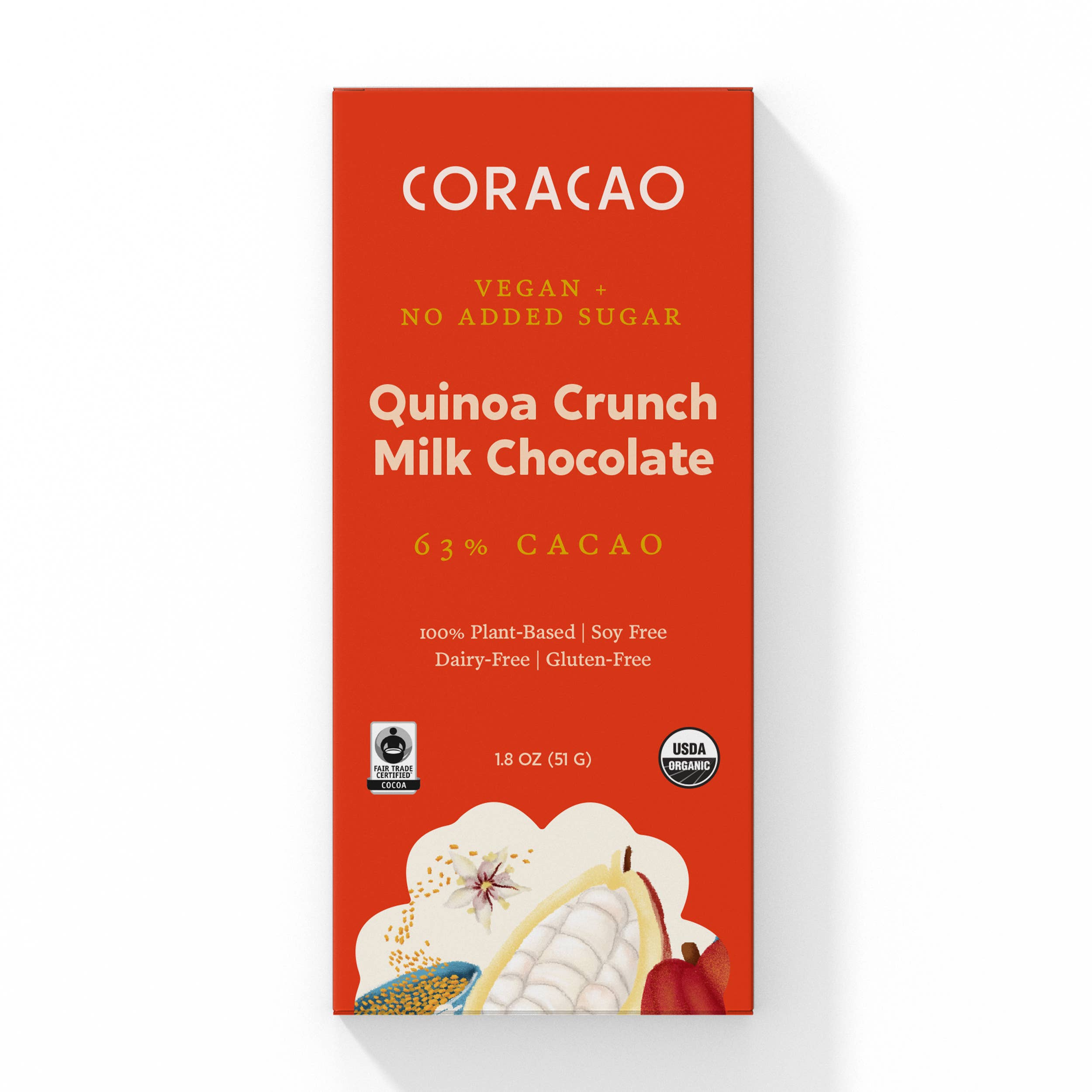Quinoa Crunch Milk Chocolate | Coracao