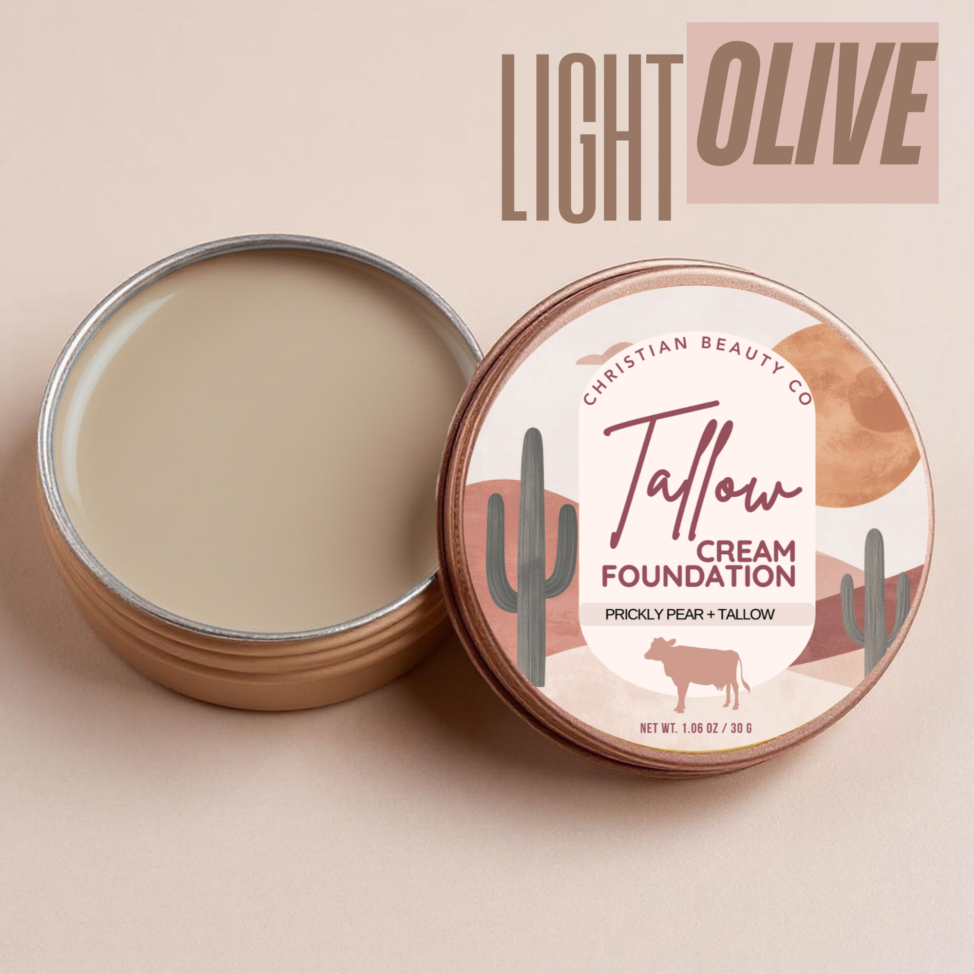 Tallow Cream Foundation | Christian Beauty Co