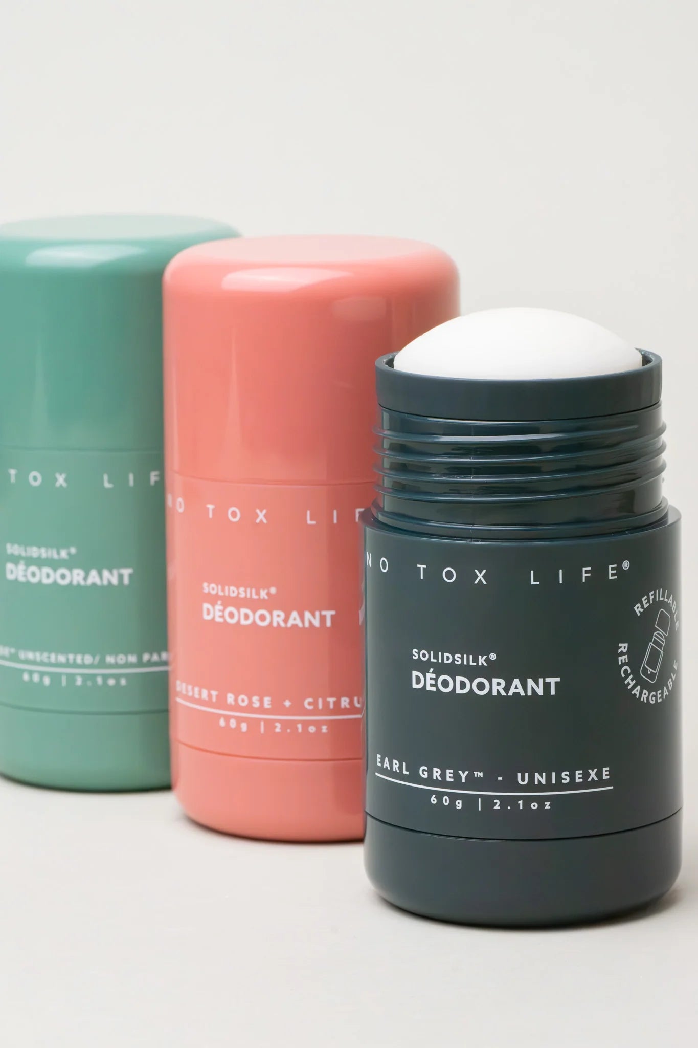SOLIDSILK® Deodorant Tube (refillable) | No Tox Life