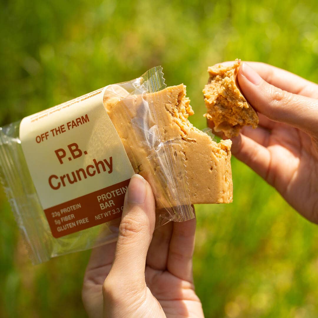 P.B. Crunchy Protein Bar | Off the Farm