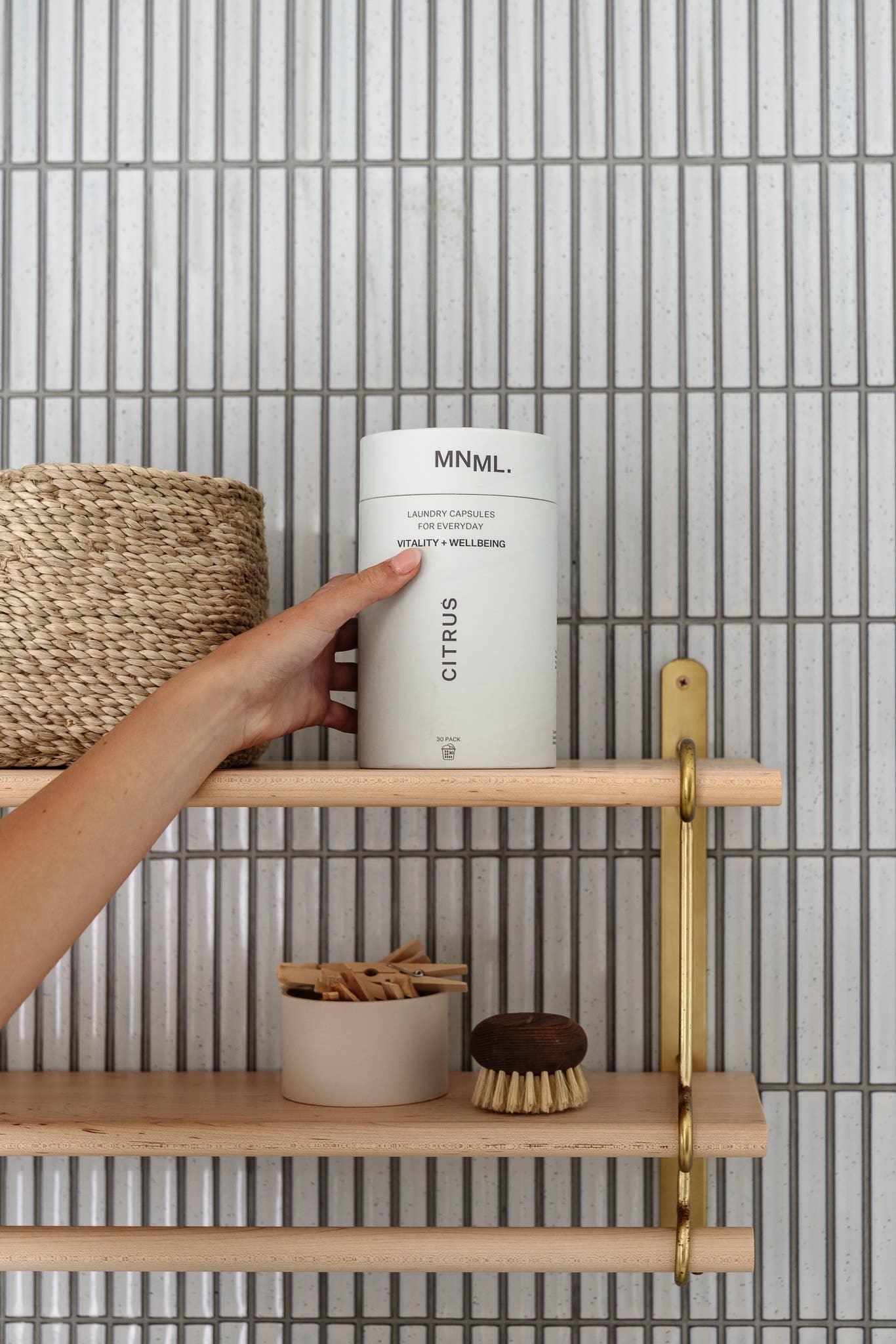 MNML Citrus Laundry Capsules (Vitality & Wellbeing) | Patch