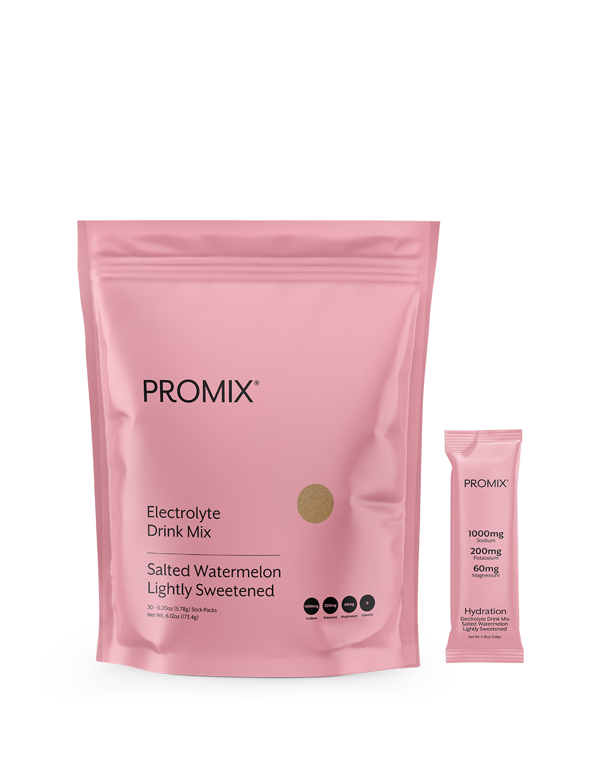 Salted Watermelon Electrolyte Drink Mix | Promix