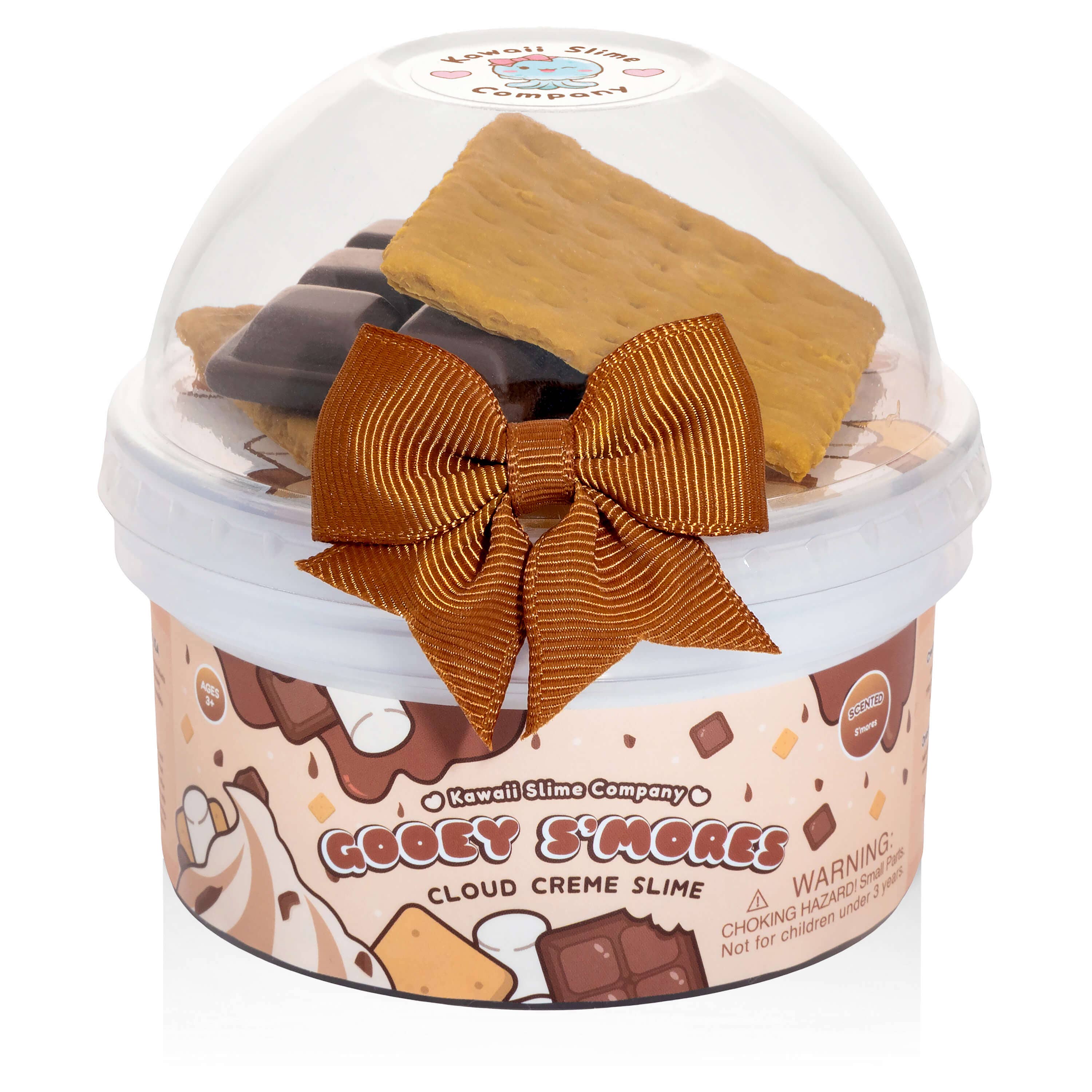 Gooey S'mores Cloud Creme Slime | Kawaii Slime Co