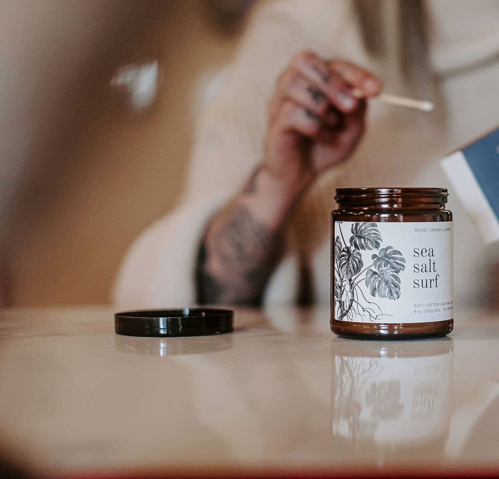 Sea Salt Surf Natural Soy Candle 9 oz | Broken Top