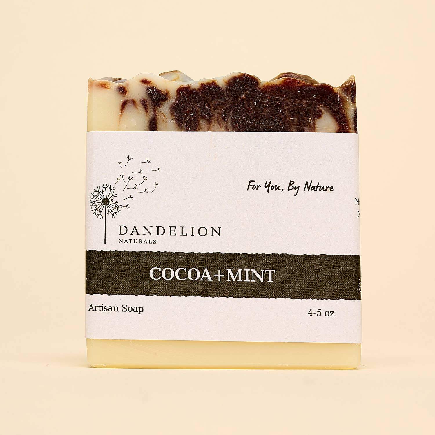 Cocoa + Mint Bar Soap| Dandelion Naturals
