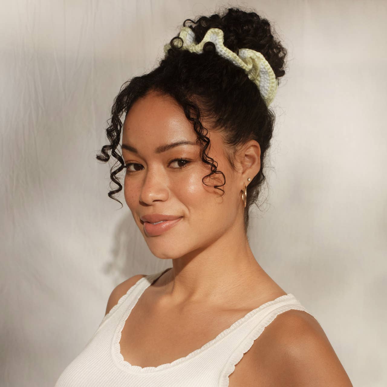 Crochet Scrunchie -  Butter Yellow | KITSCH