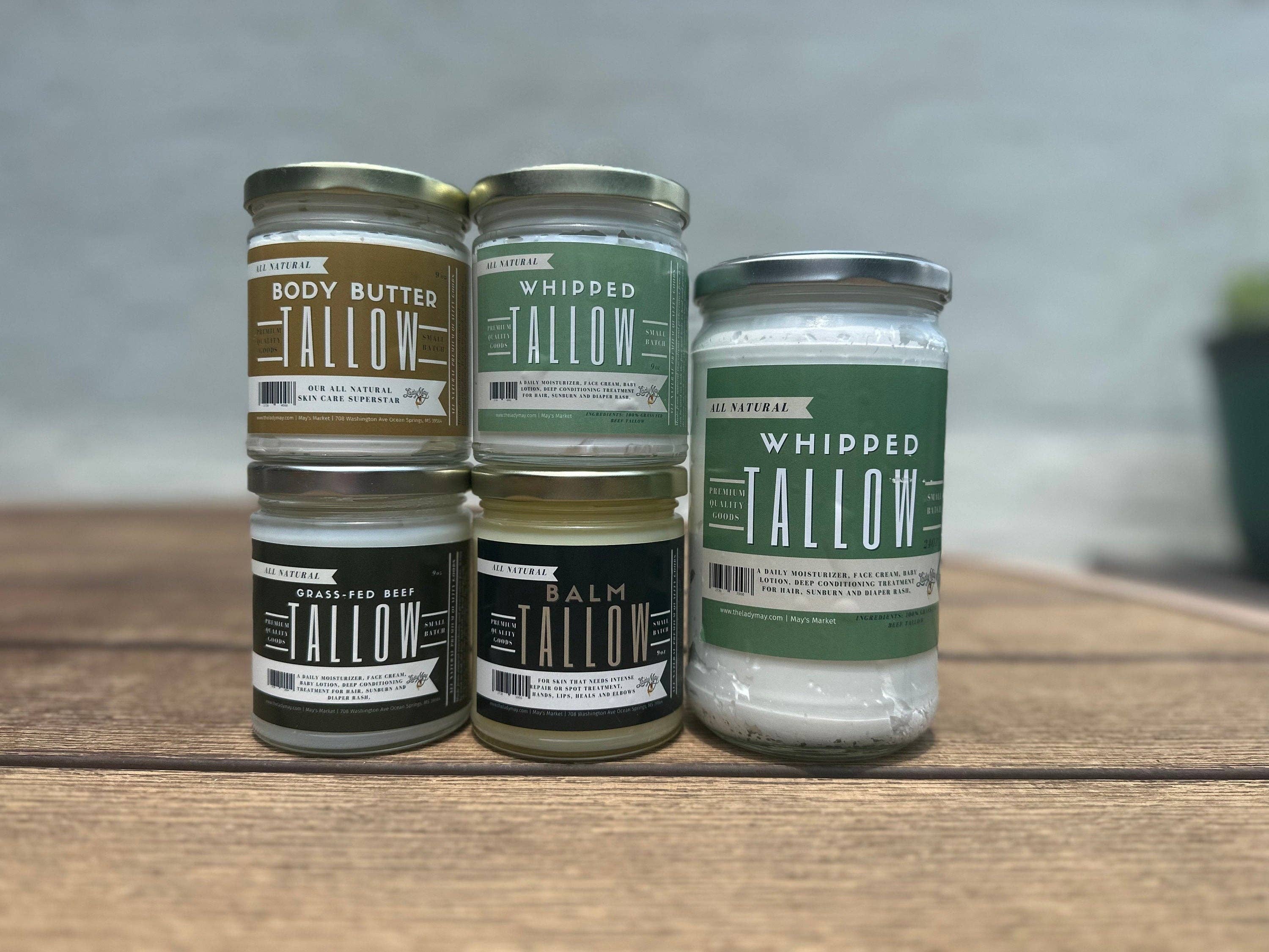 Eucalyptus Spearmint Tallow Balm - All Natural Grass Fed Beef Tallow Moisturizer | Lady May Tallow