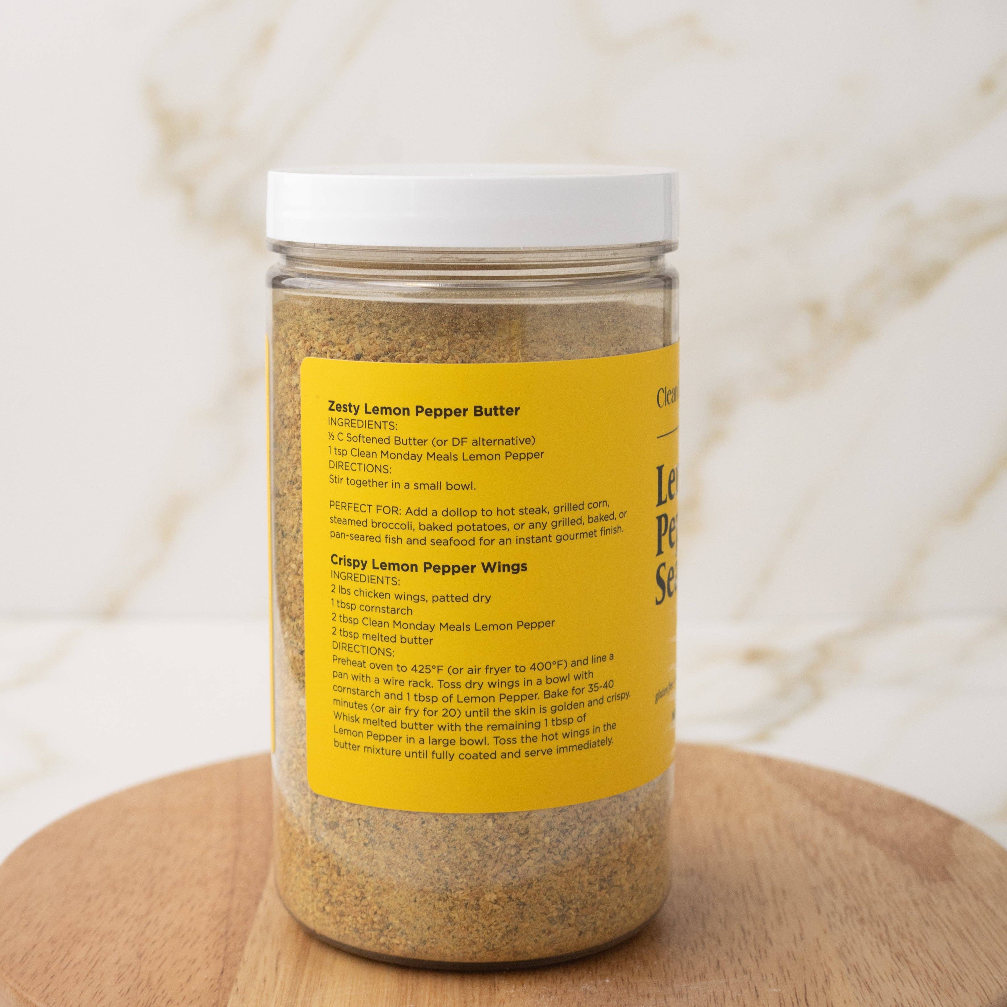 Lemon Pepper Seasoning | Clean Monday Meals