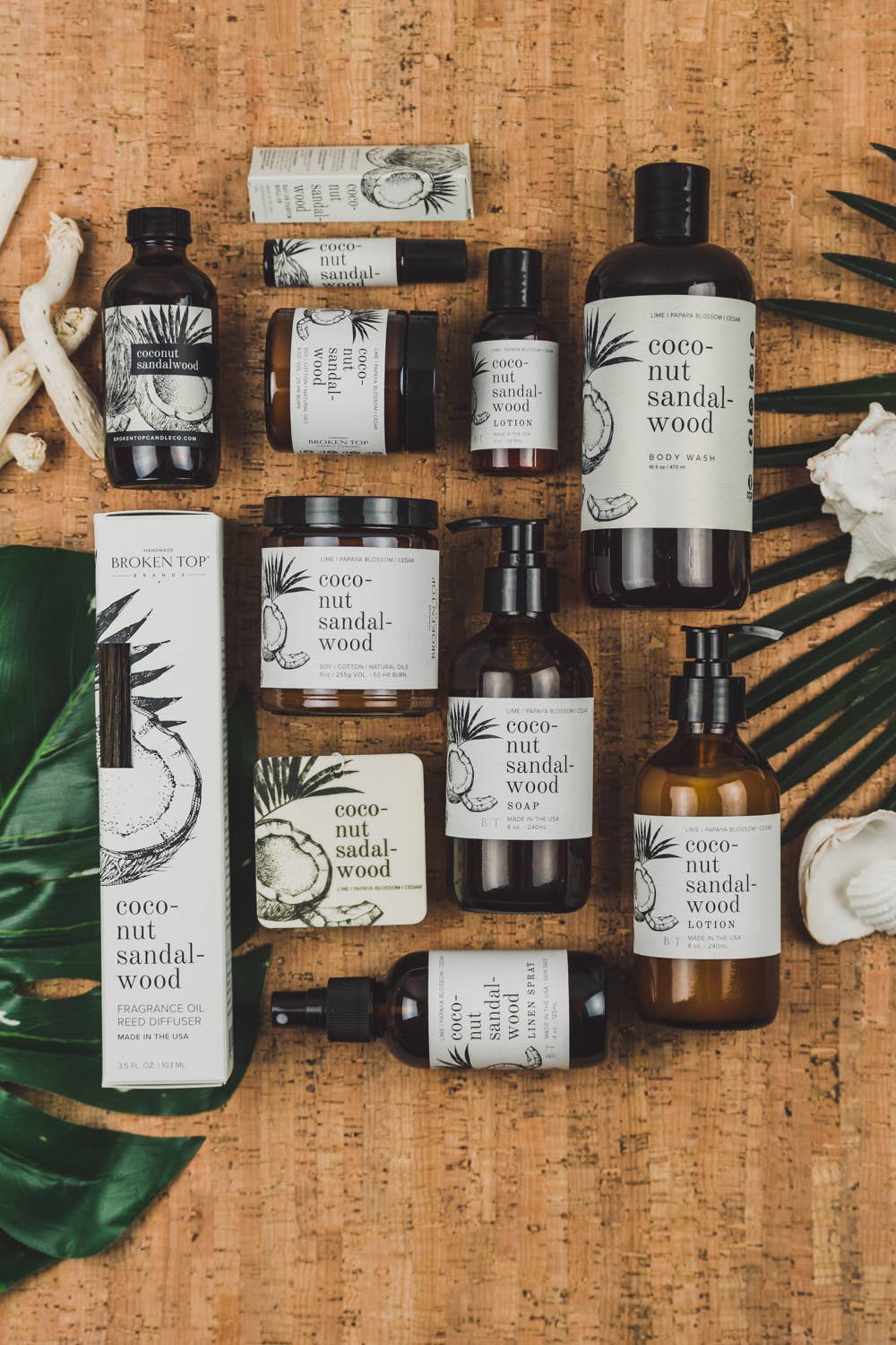 Hand Soap 8 oz Coconut Sandalwood  | Broken Top Goods