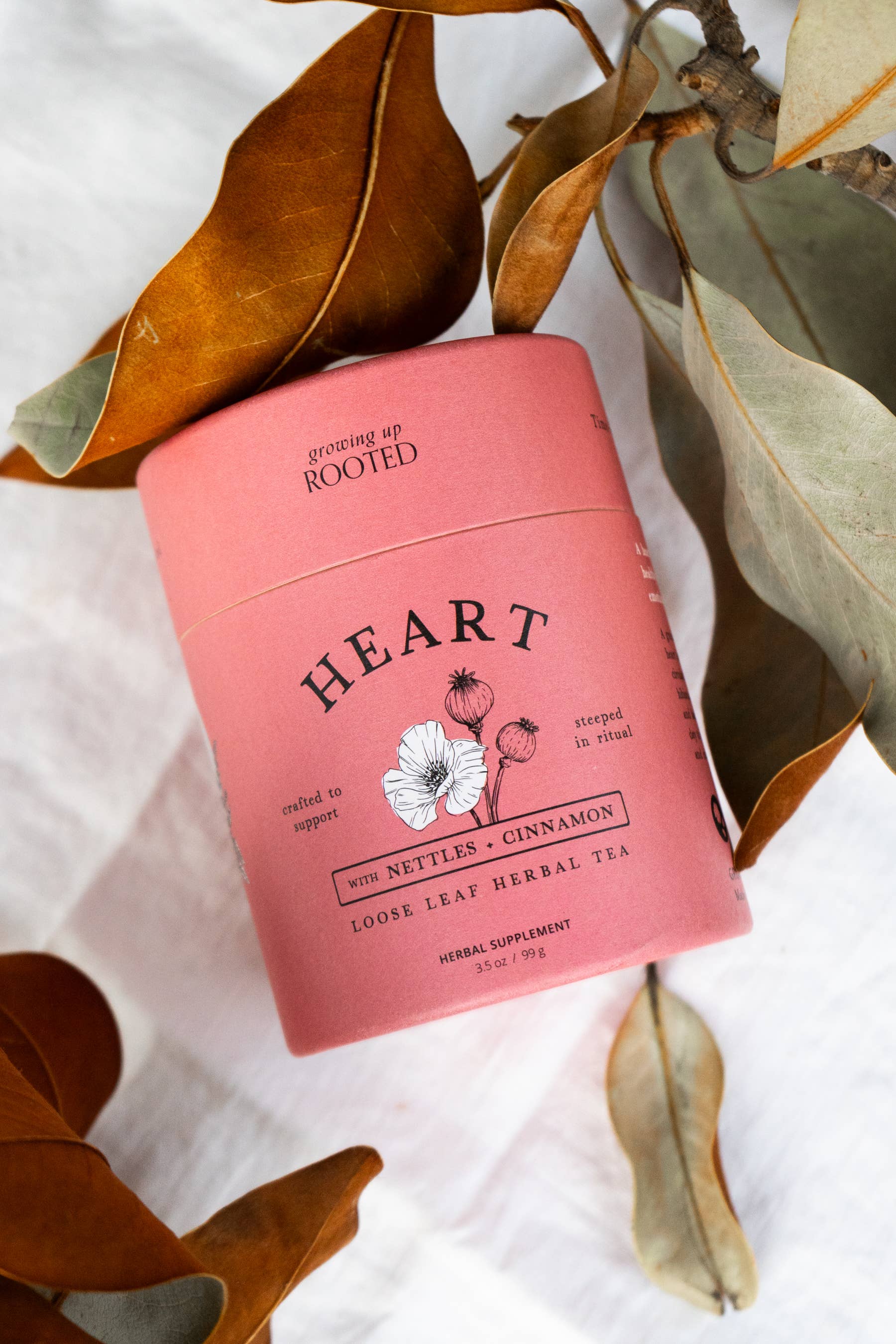 Heart Loose Leaf Herbal Tea | Emotional Wellness & Support | Growing Up Rooted