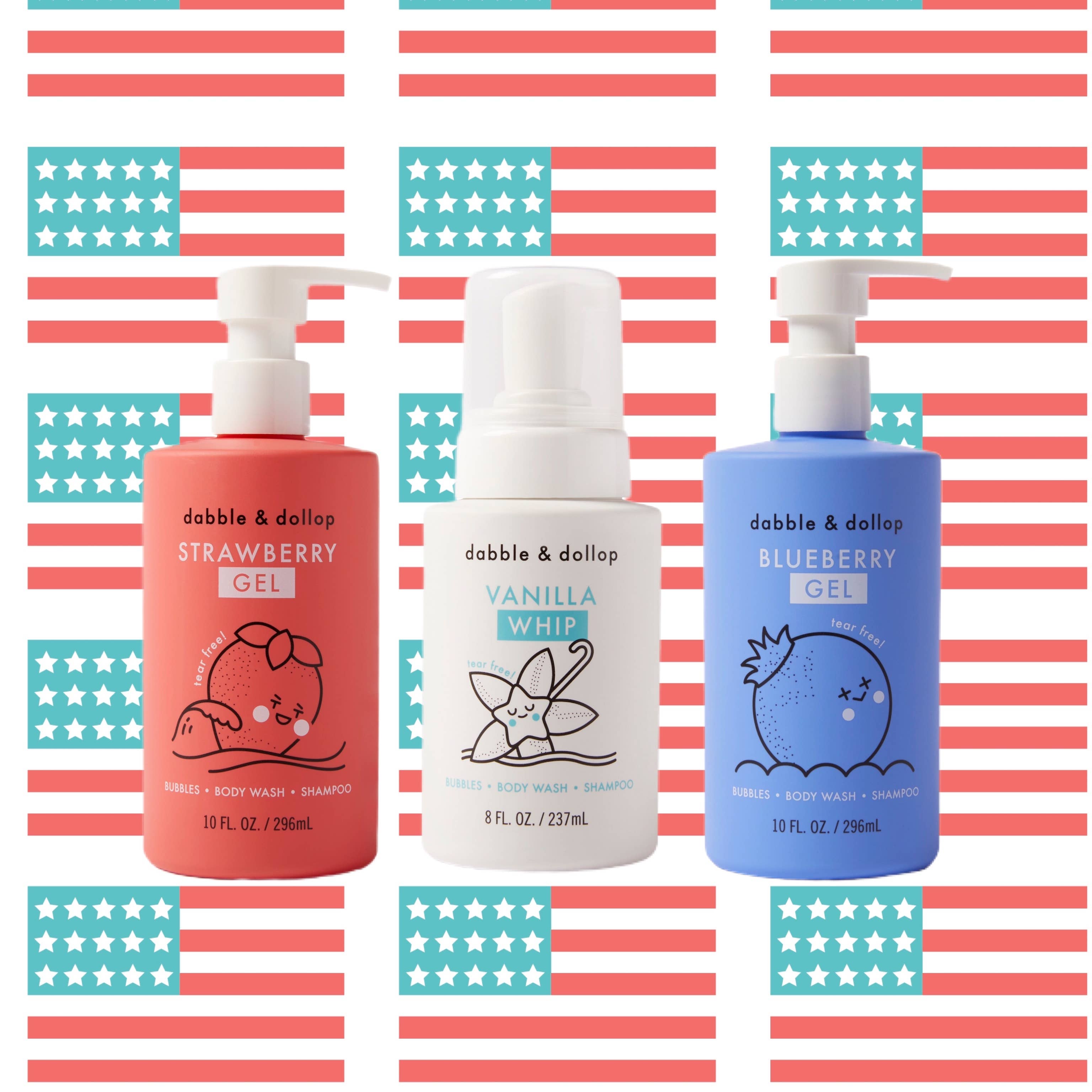 Americana Bath Gift Set | Dabble & Dollup