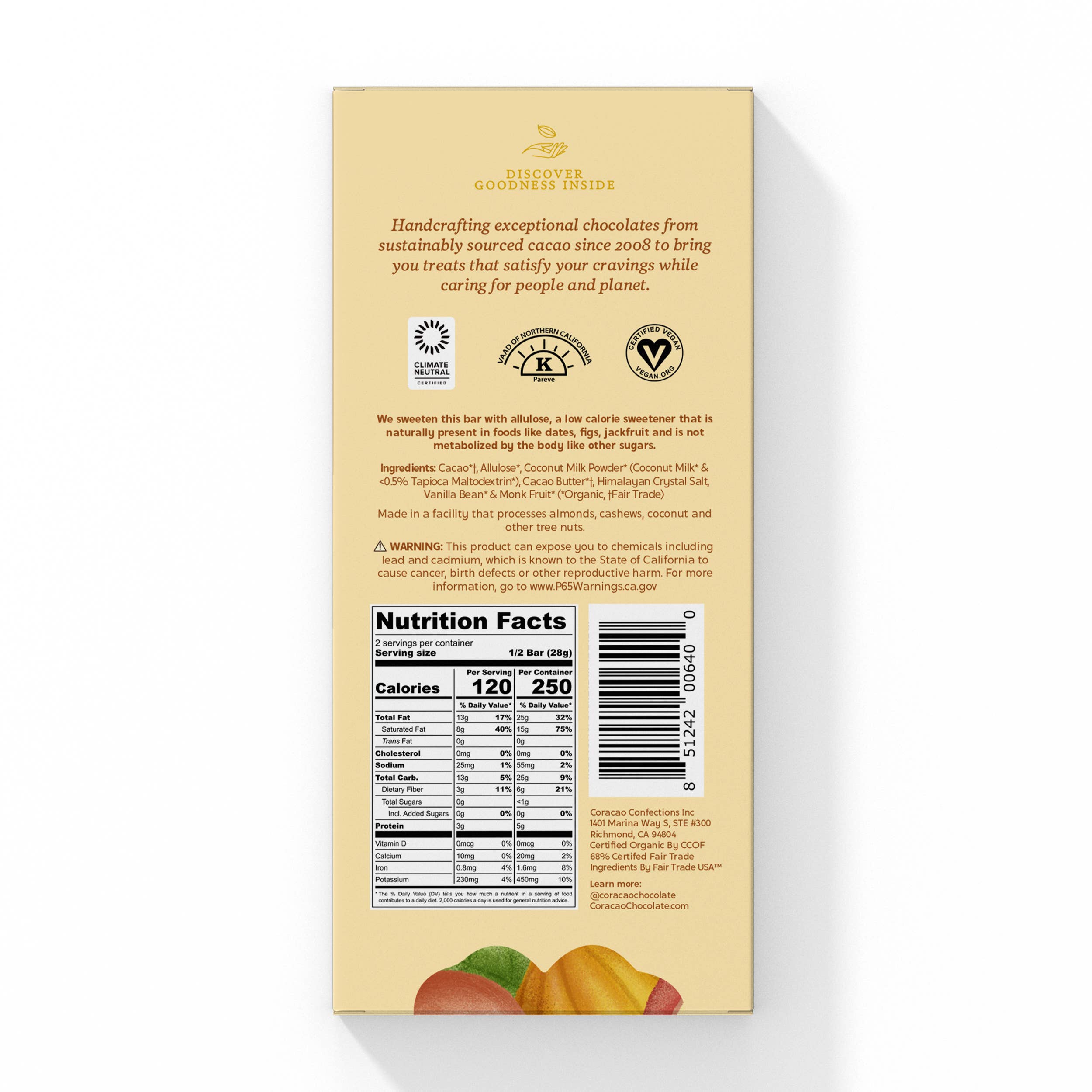 Coconut Milk Chocolate | Coracao