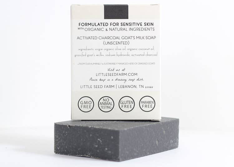 Activated Charcoal Bar Soap | Little Seed Farm