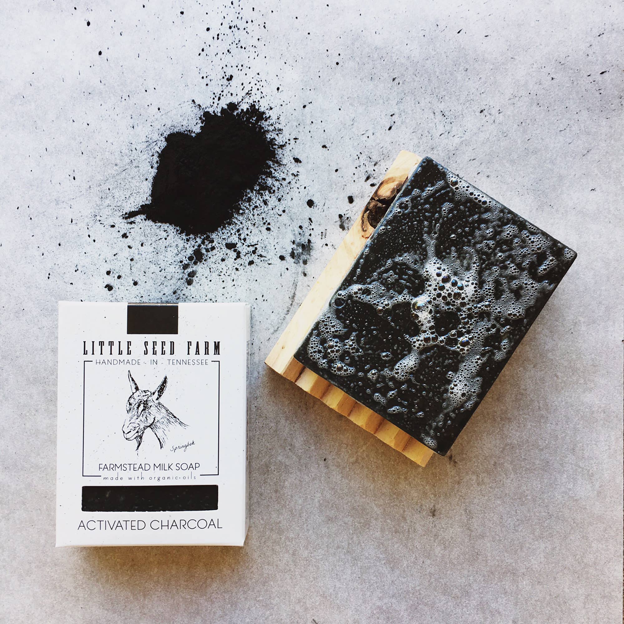 Activated Charcoal Bar Soap | Little Seed Farm