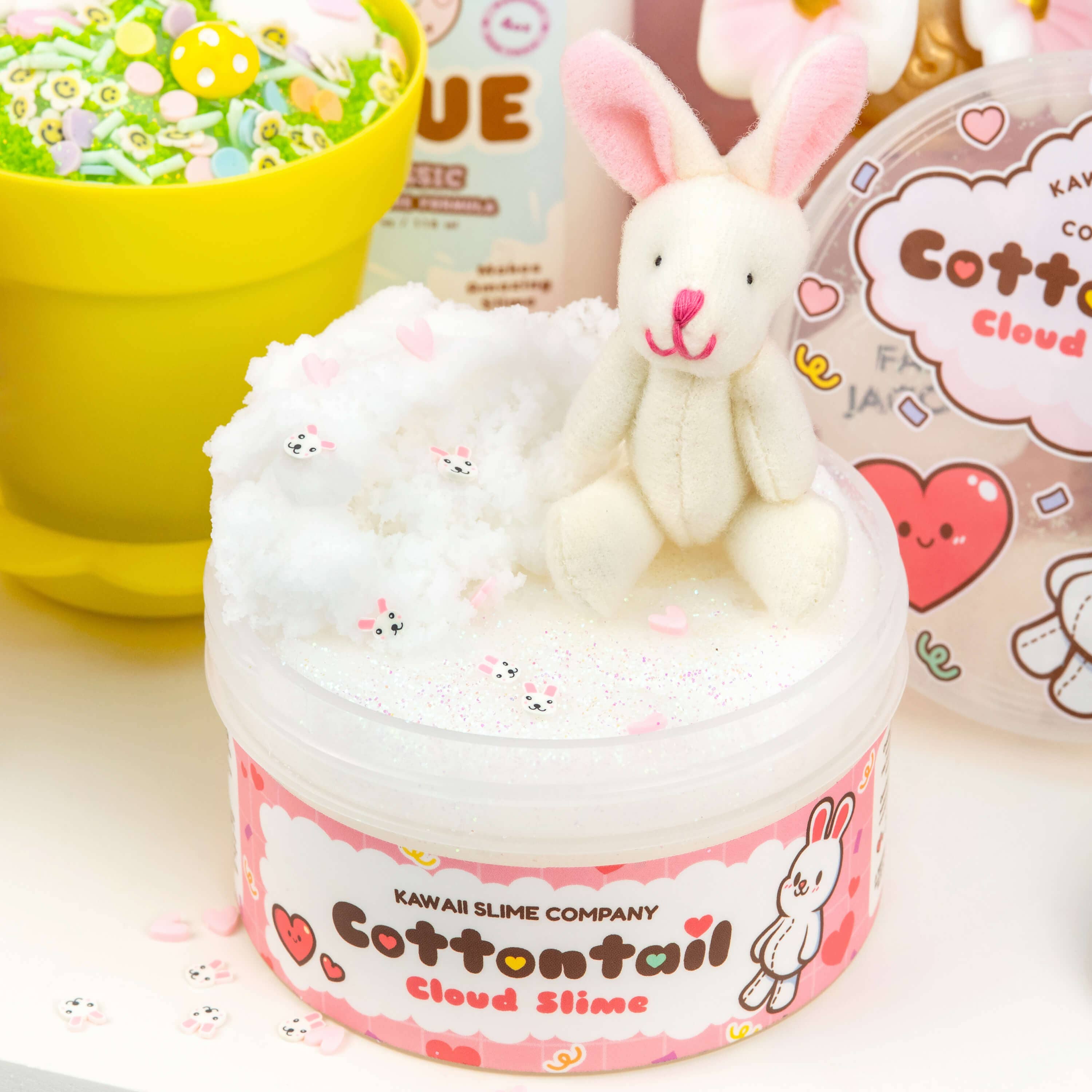 Cottontail Cloud Signature Dome™ Slime | Kawaii Slime