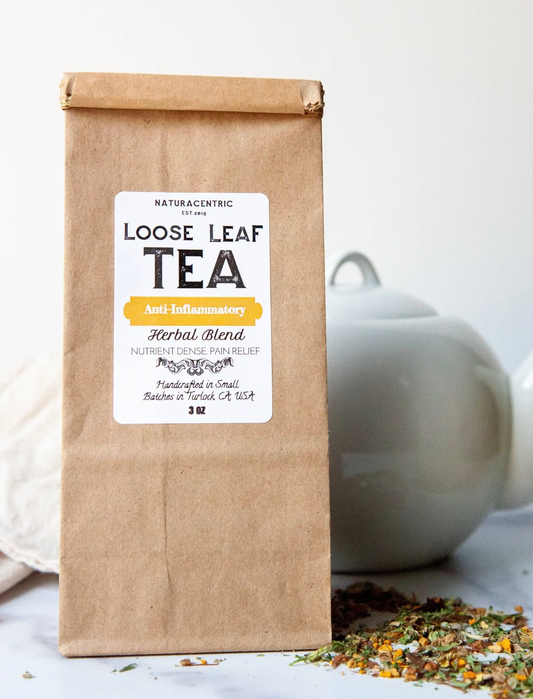 Anti-Inflammatory Loose Leaf Tea | Naturacentric
