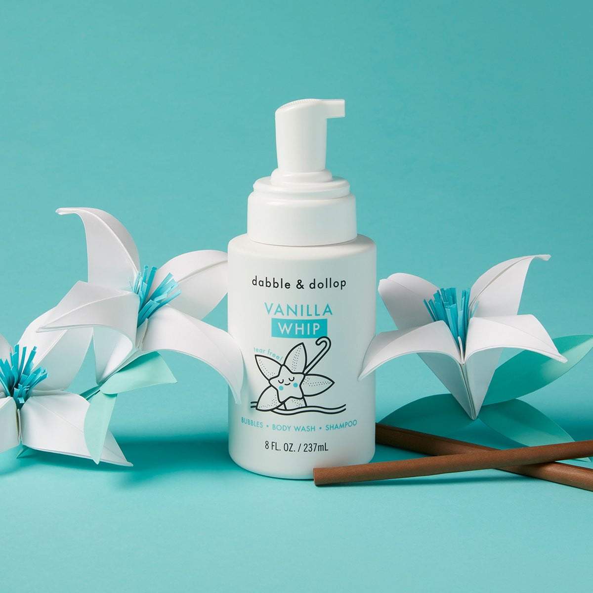 Tear-Free Foaming Shampoo & Body Whip - Vanilla | Dabble & Dollup
