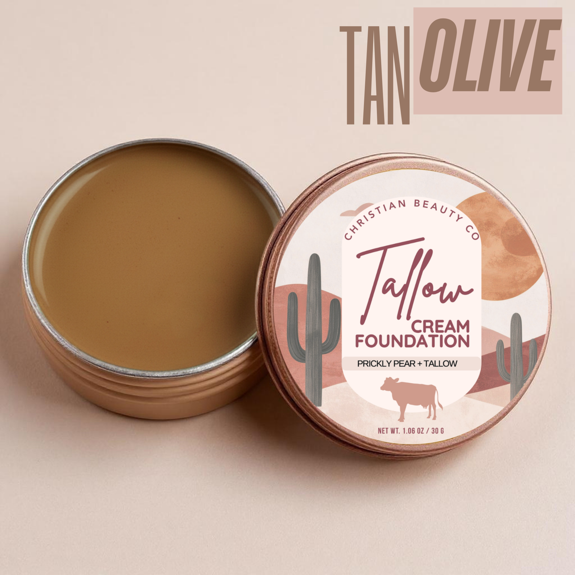 Tallow Cream Foundation | Christian Beauty Co