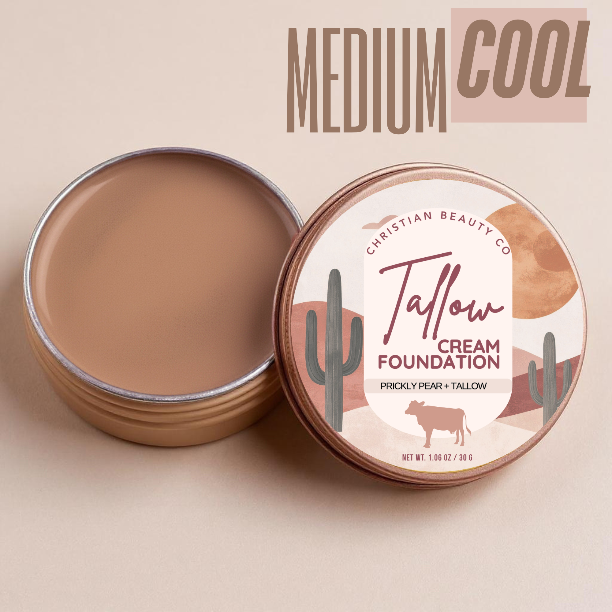 Tallow Cream Foundation | Christian Beauty Co