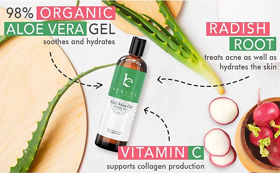 Aloe Vera Gel 8oz | Beauty By Earth