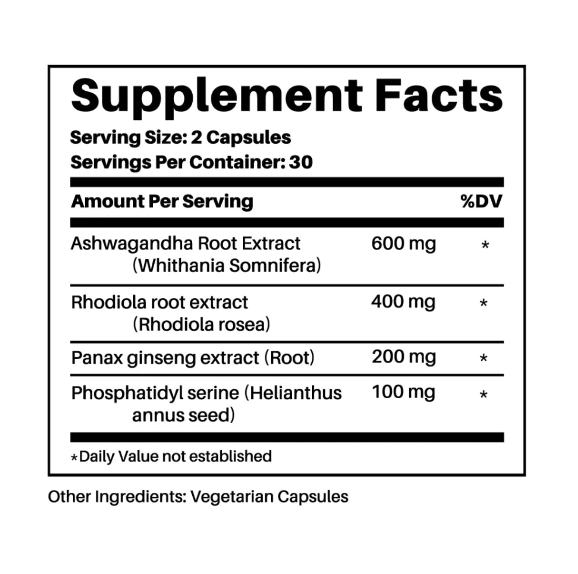 Adrenal Complex Supplement | Just Ingredients