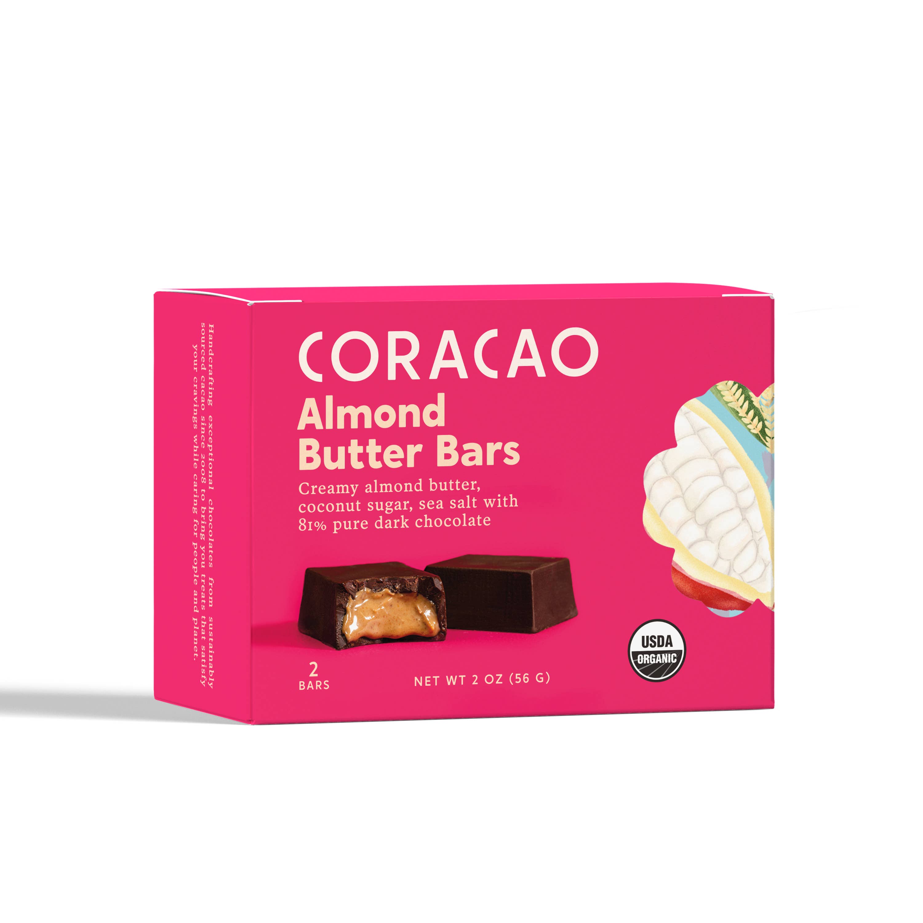 Almond Butter Bar 2-Pack | Coracao