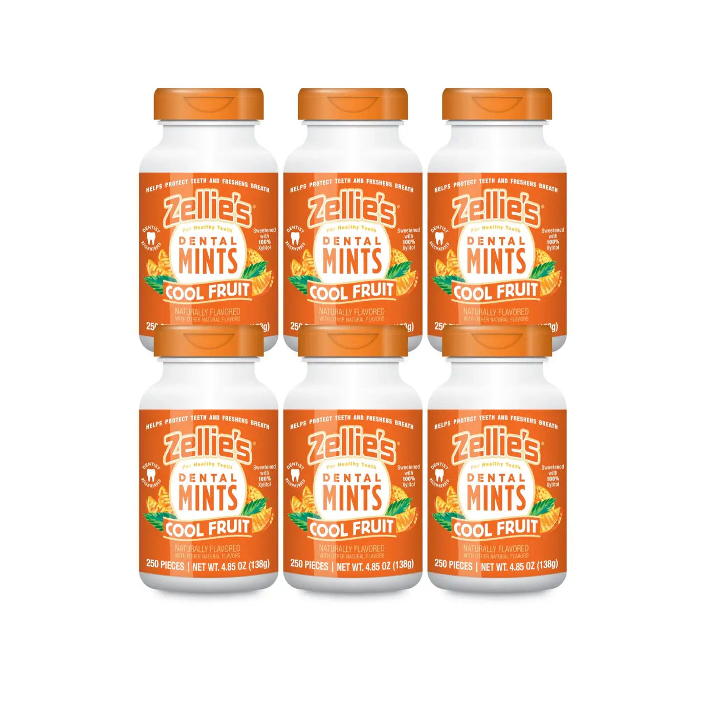 Zellie's Xylitol Dental Mints - Cool Fruit | Zellies