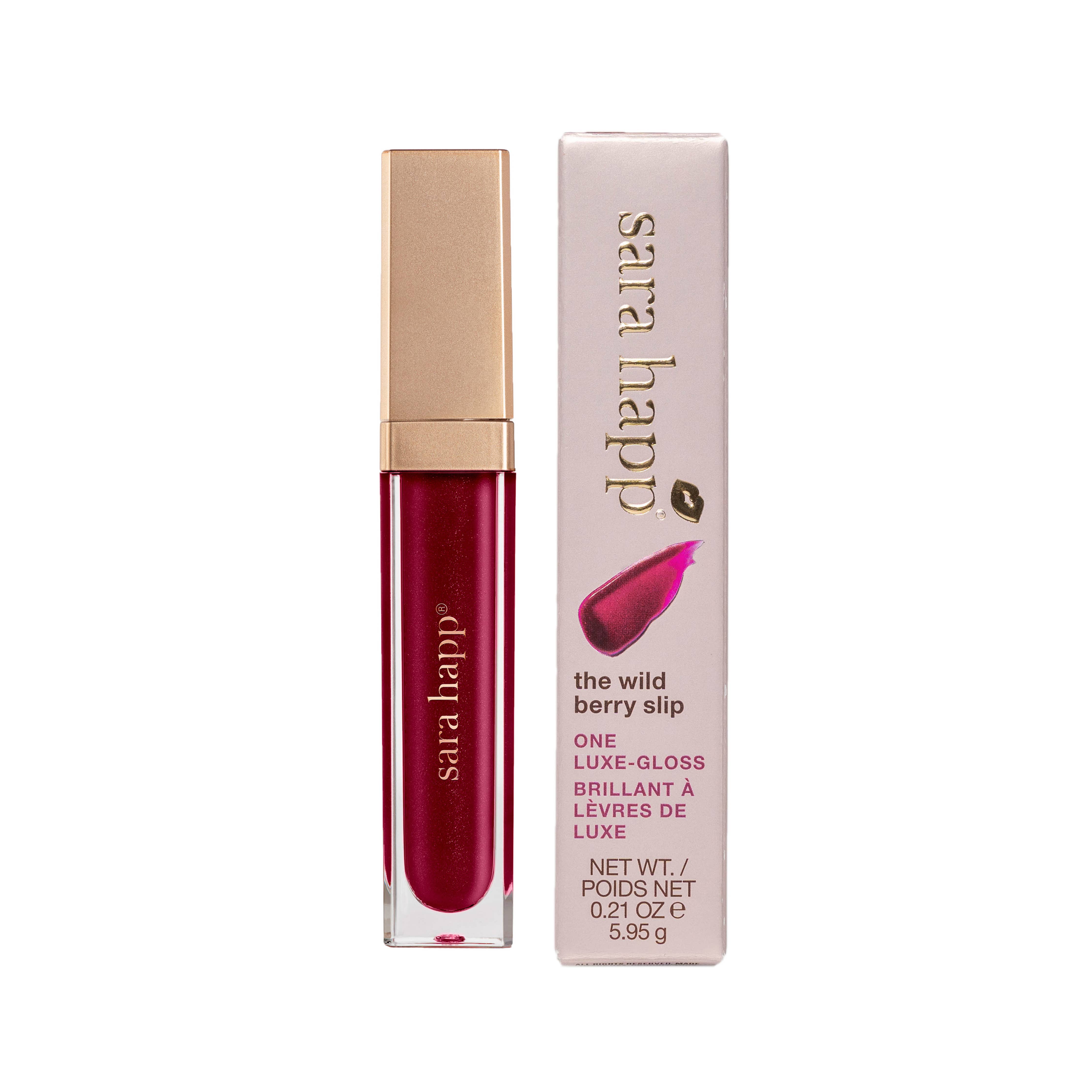 The Wild Berry Slip Hydrating Lip Gloss | Sara Happ