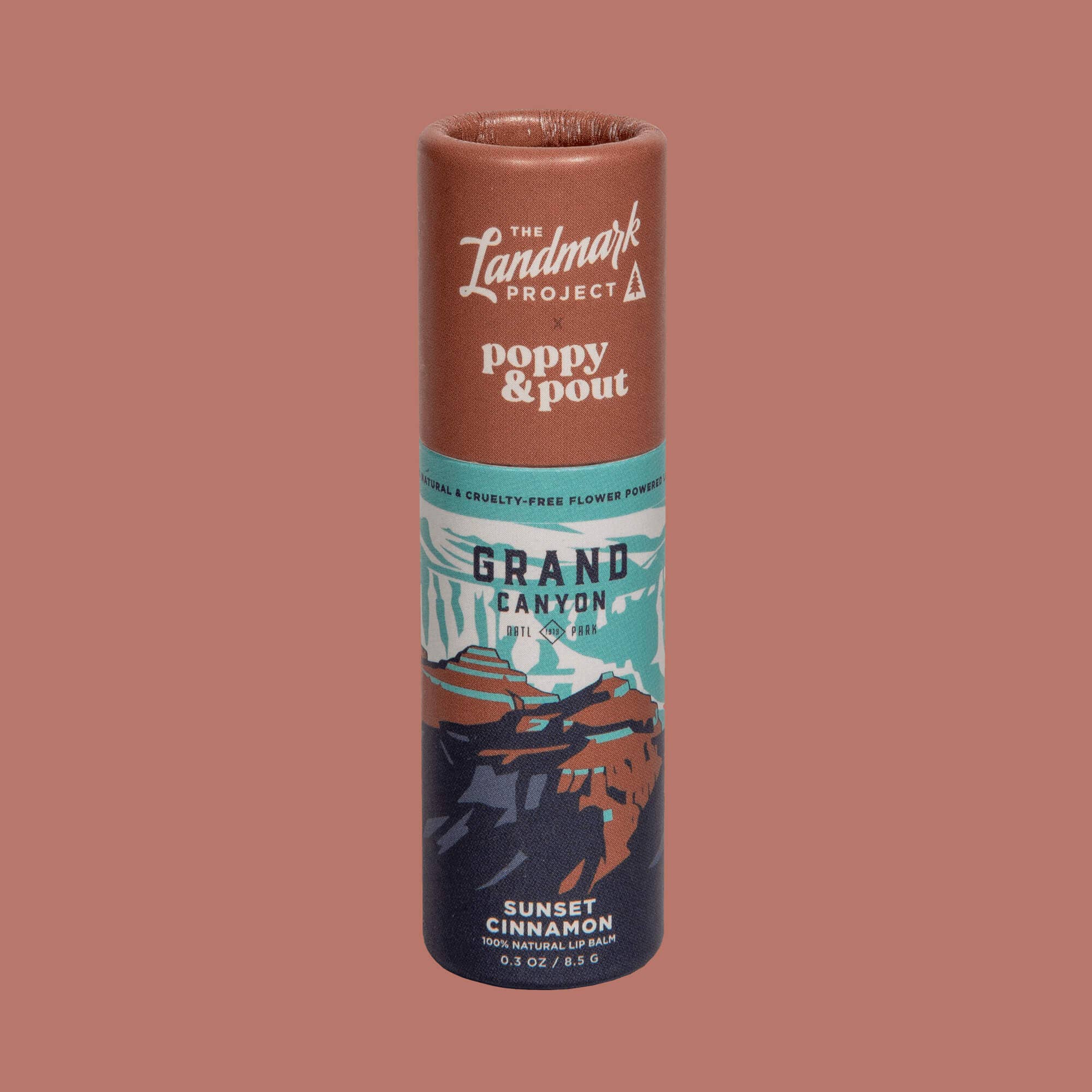 The Landmark Project, Lip Balm, Grand Canyon Sunset Cinnamon | Poppy and Pout
