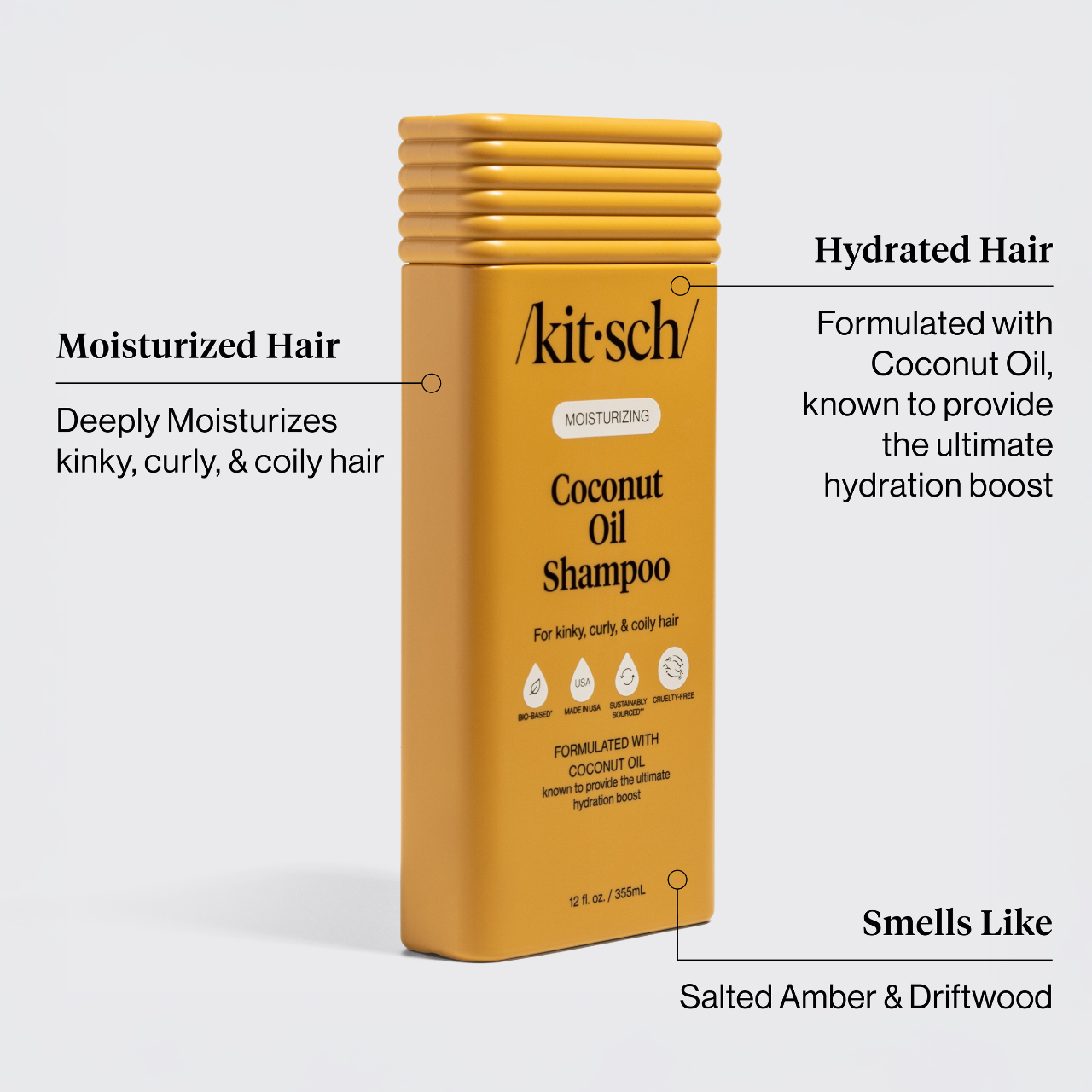 Moisturizing Coconut Oil Shampoo | KITSCH