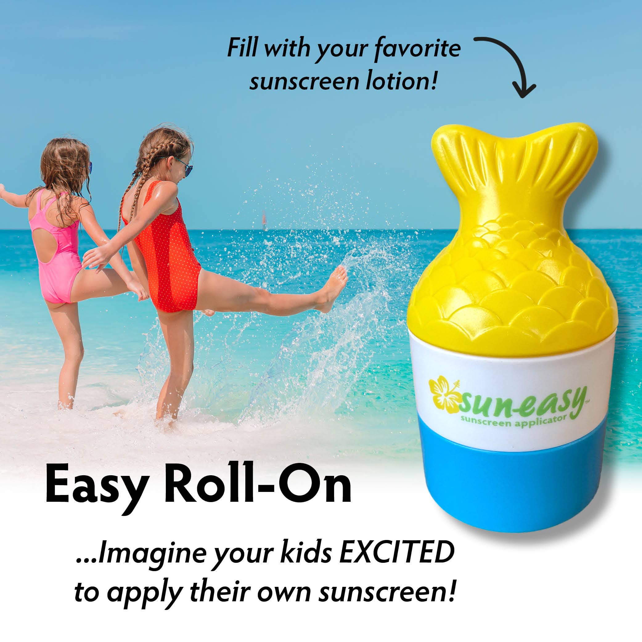 Sun-Easy Sunscreen Applicator (Fish Tails) | Yaya