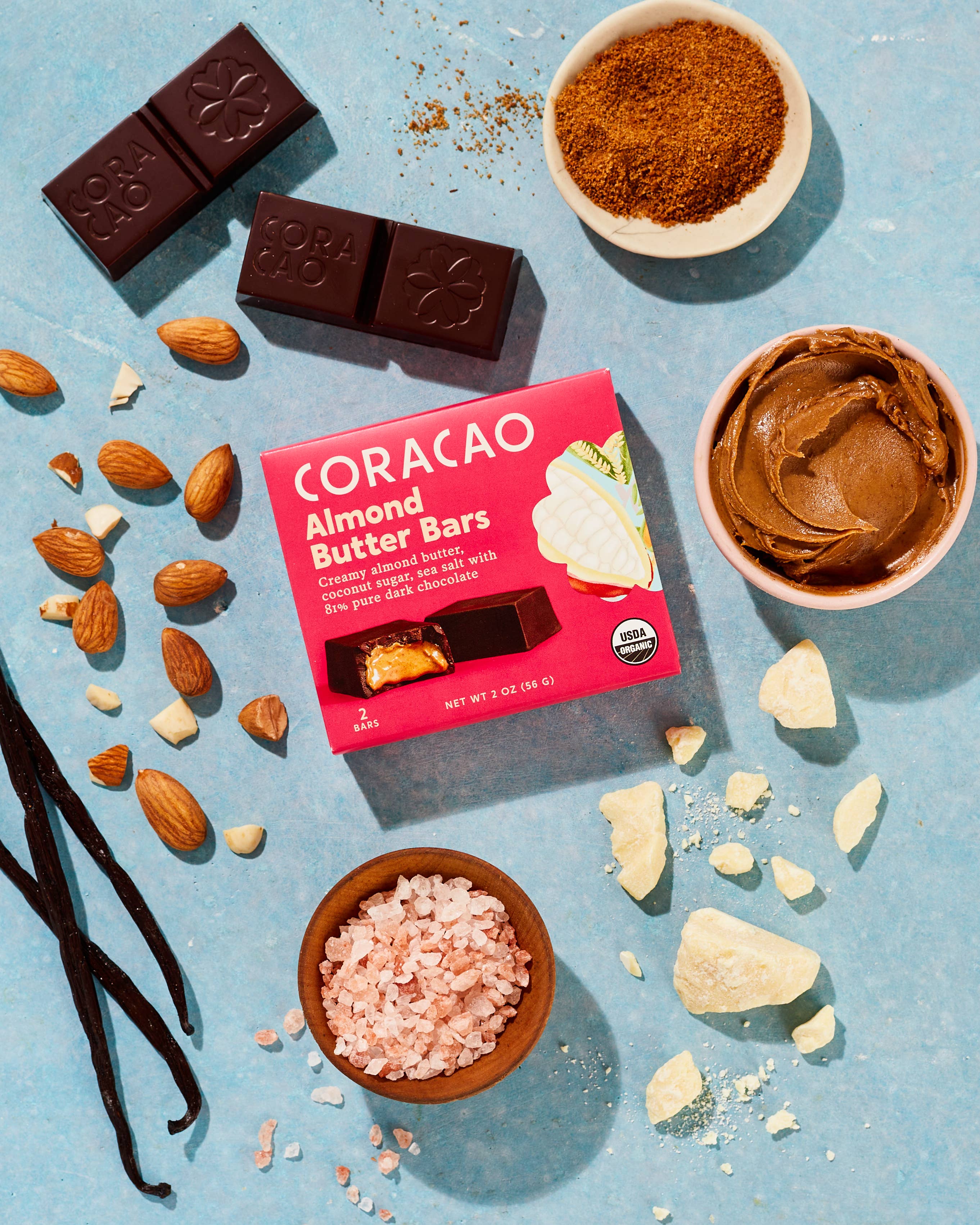 Almond Butter Bar 2-Pack | Coracao