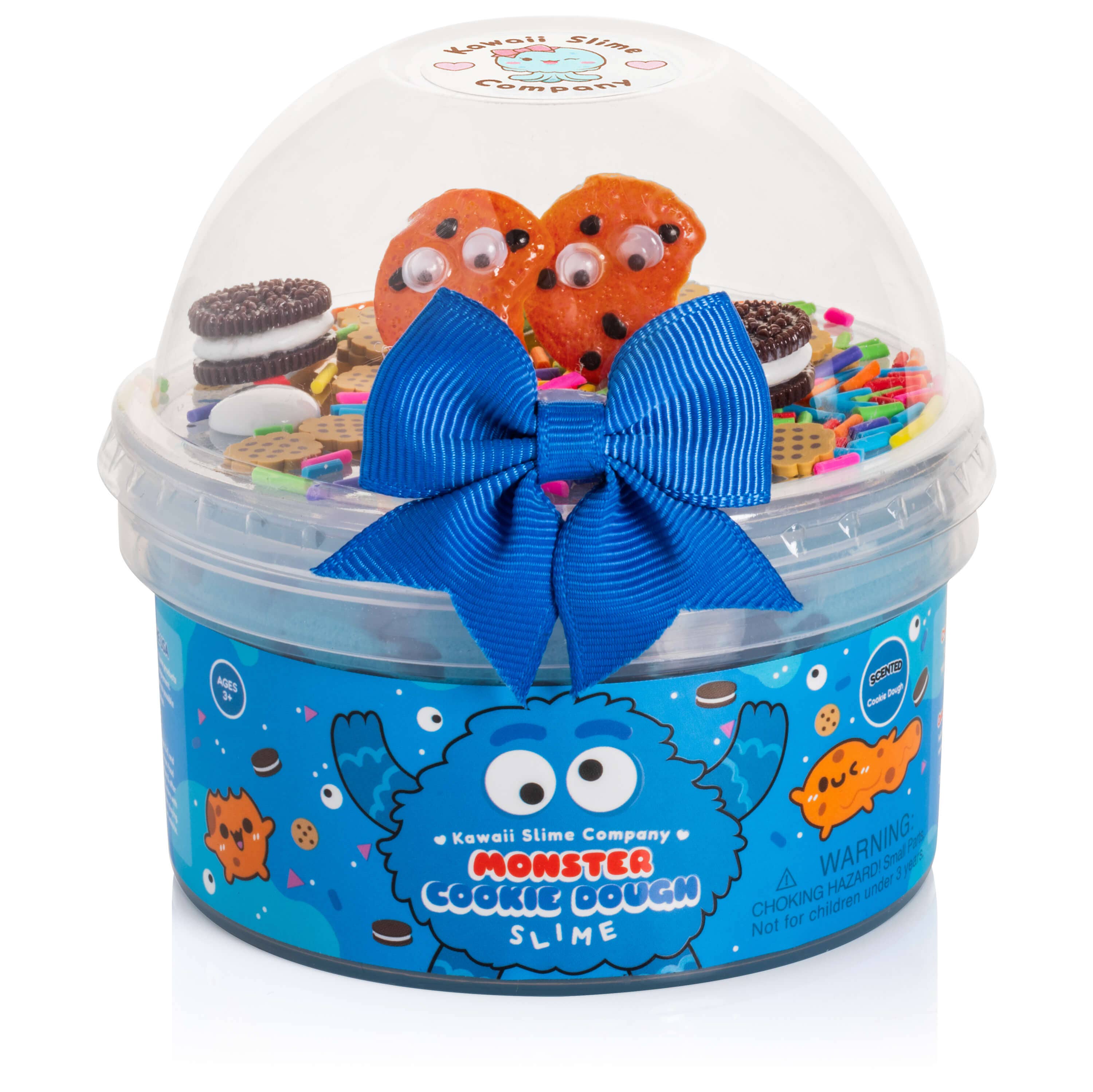 Monster Cookie Dough Signature Dome™ Slime | Kawaii Slime