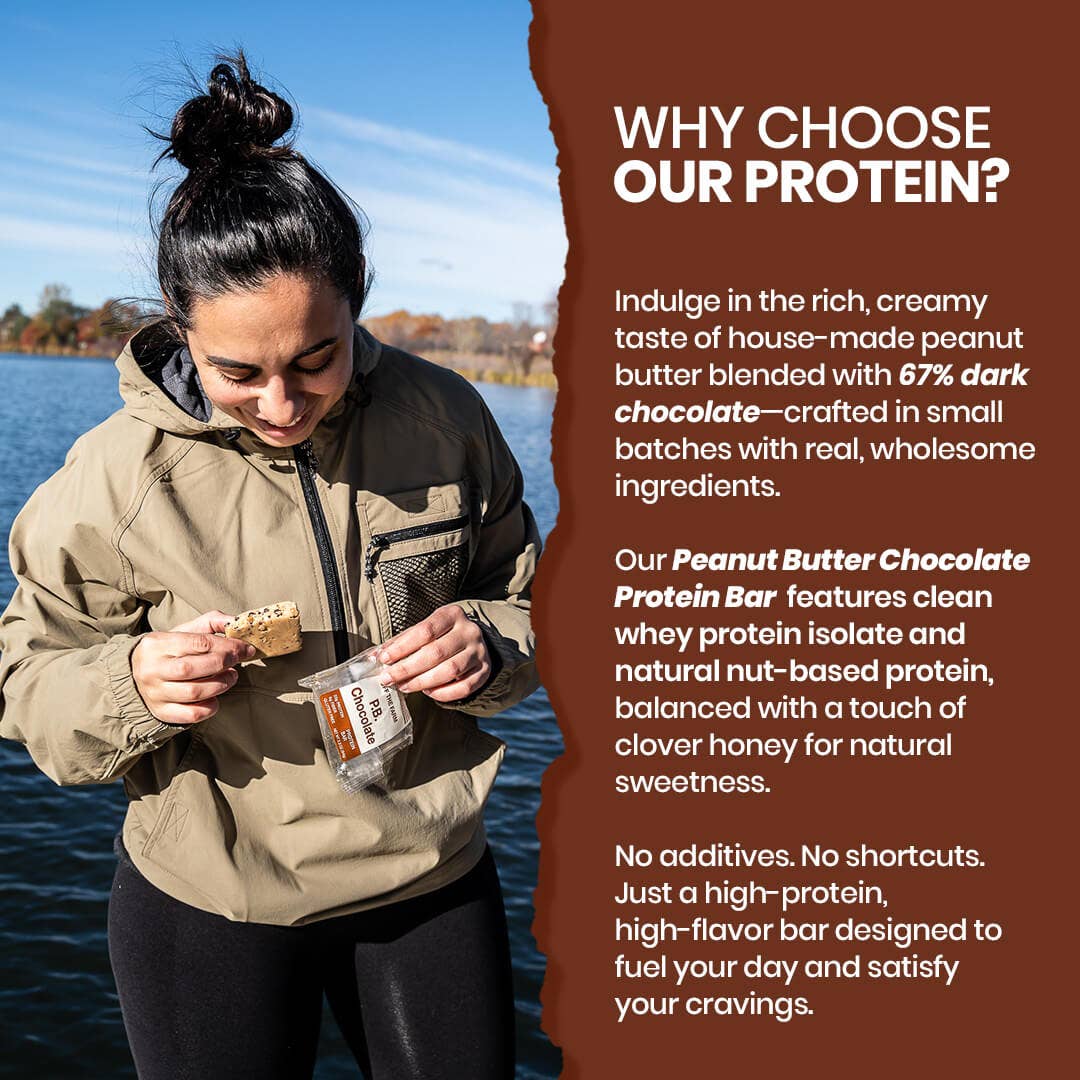 Peanut Butter Chocolate Protein Bar | Off the Farm