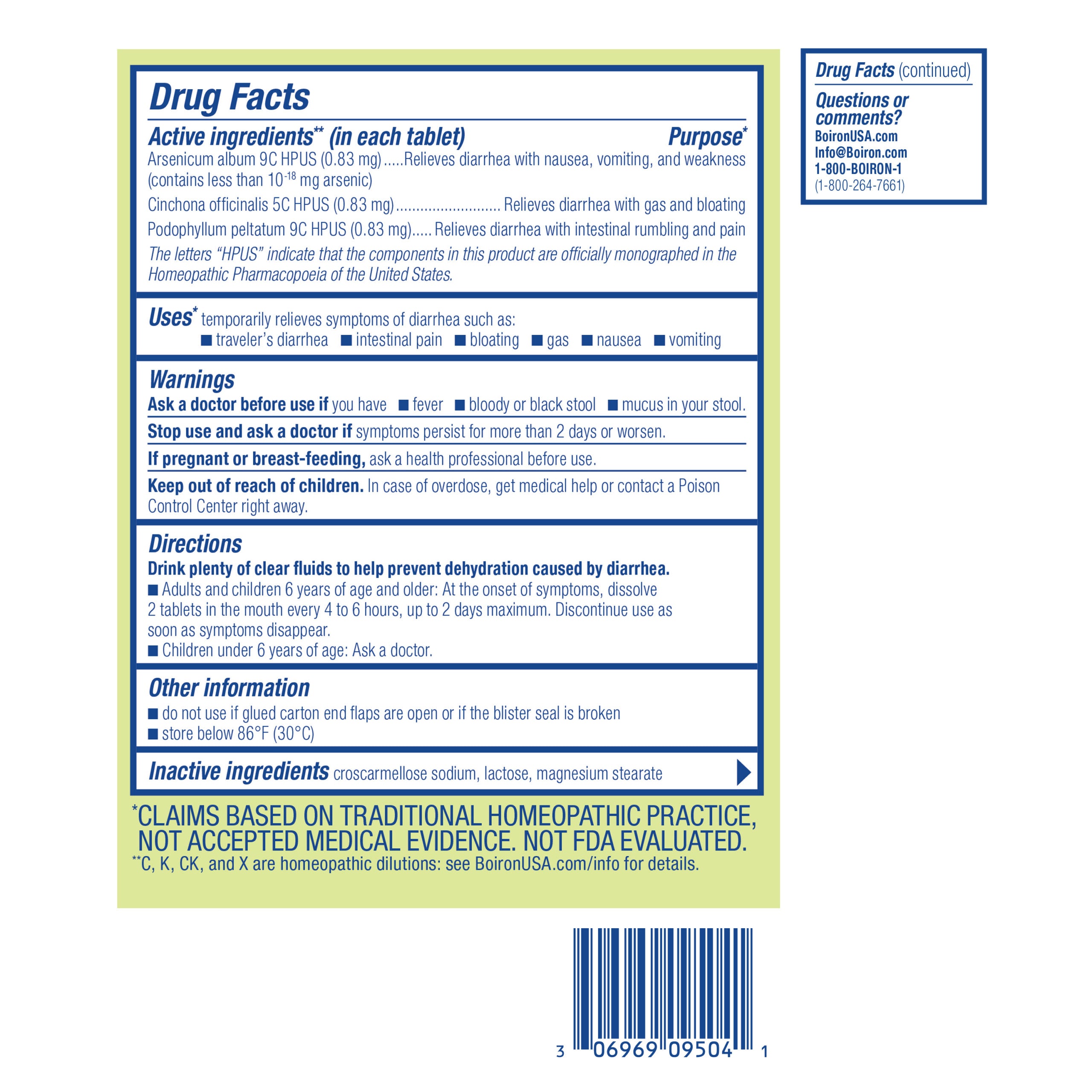 Diaralia Tablets| Boiron