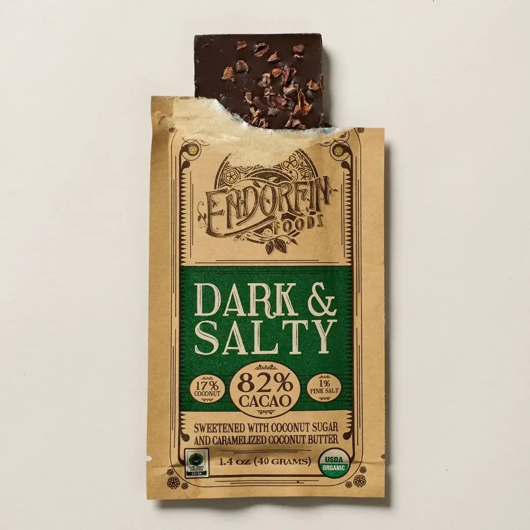 Endorfin Dark & Salty Dark Chocolate Bar | Coracao