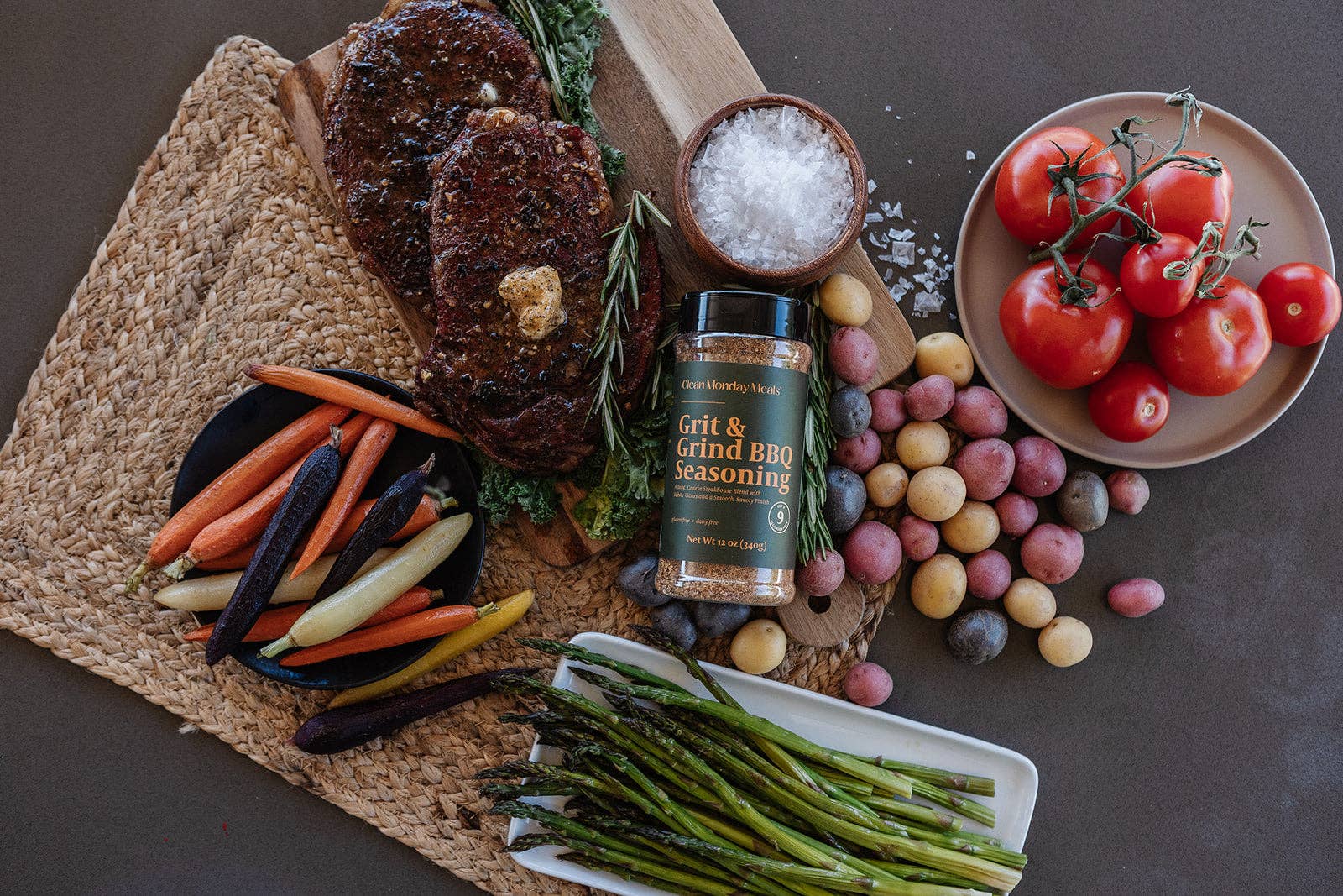 Grit & Grind BBQ Seasoning | Clean Monday Meals
