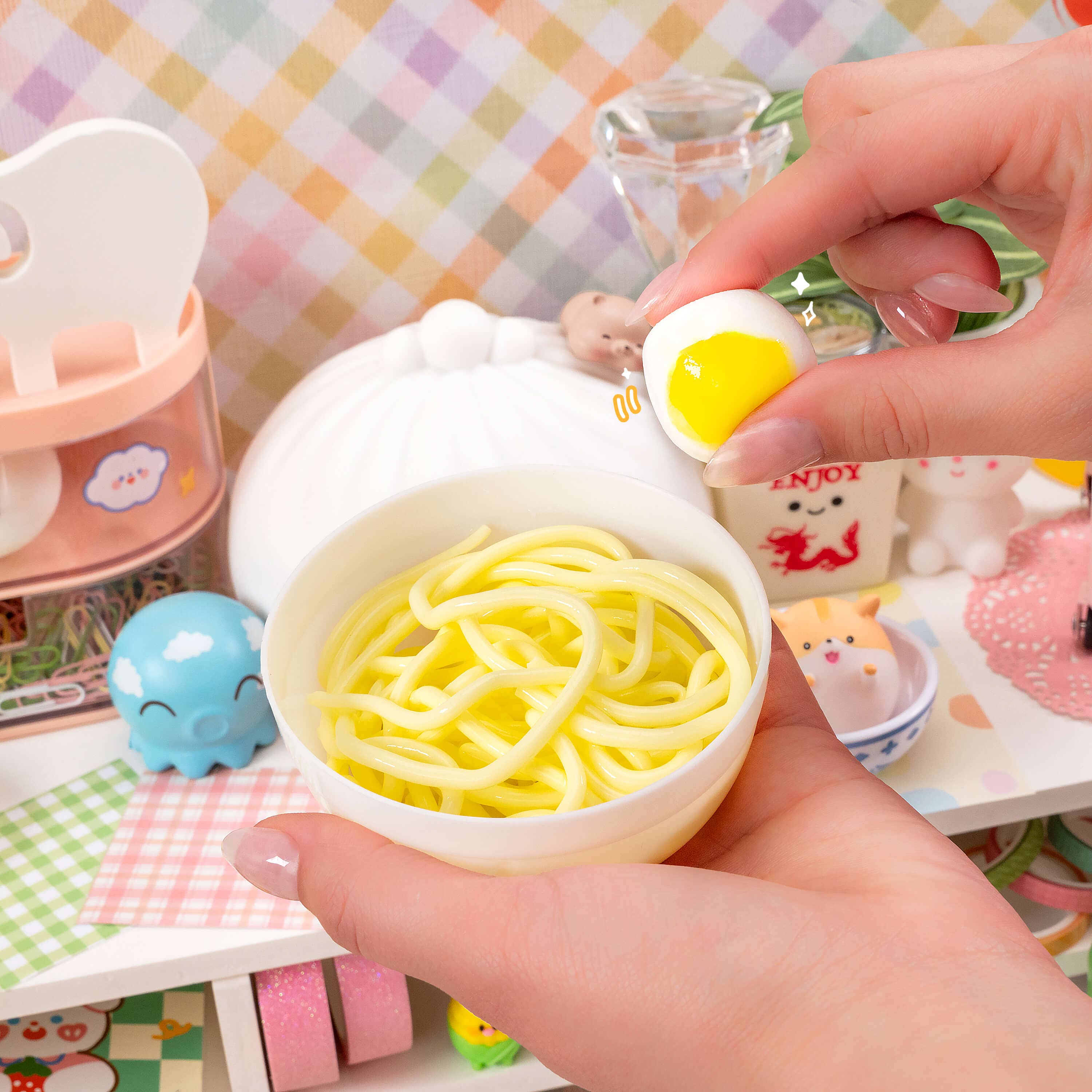 Instant Ramen Noodles Slime Science Kit | Kawaii Slime