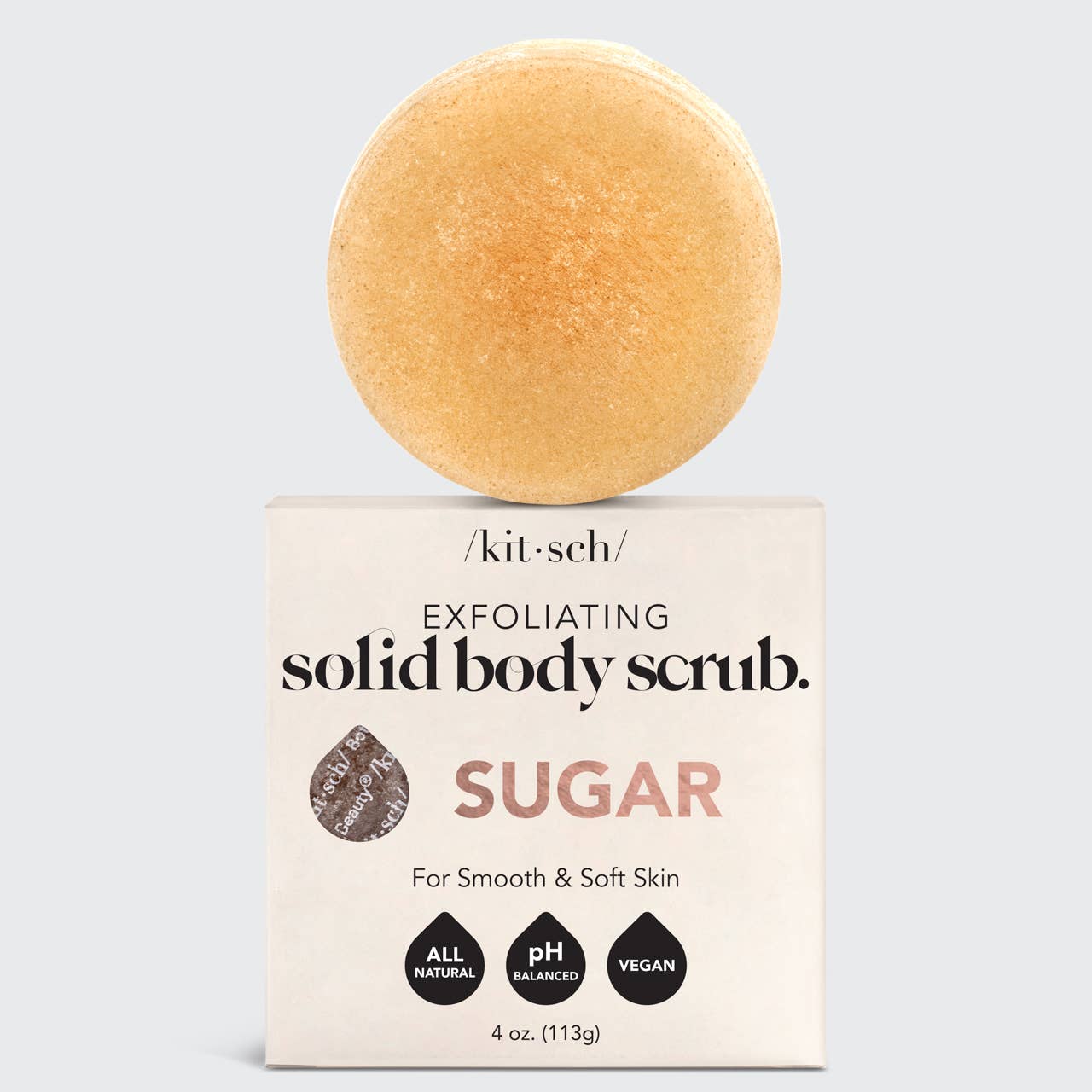 Sugar Exfoliating Body Scrub Bar | Kitsch