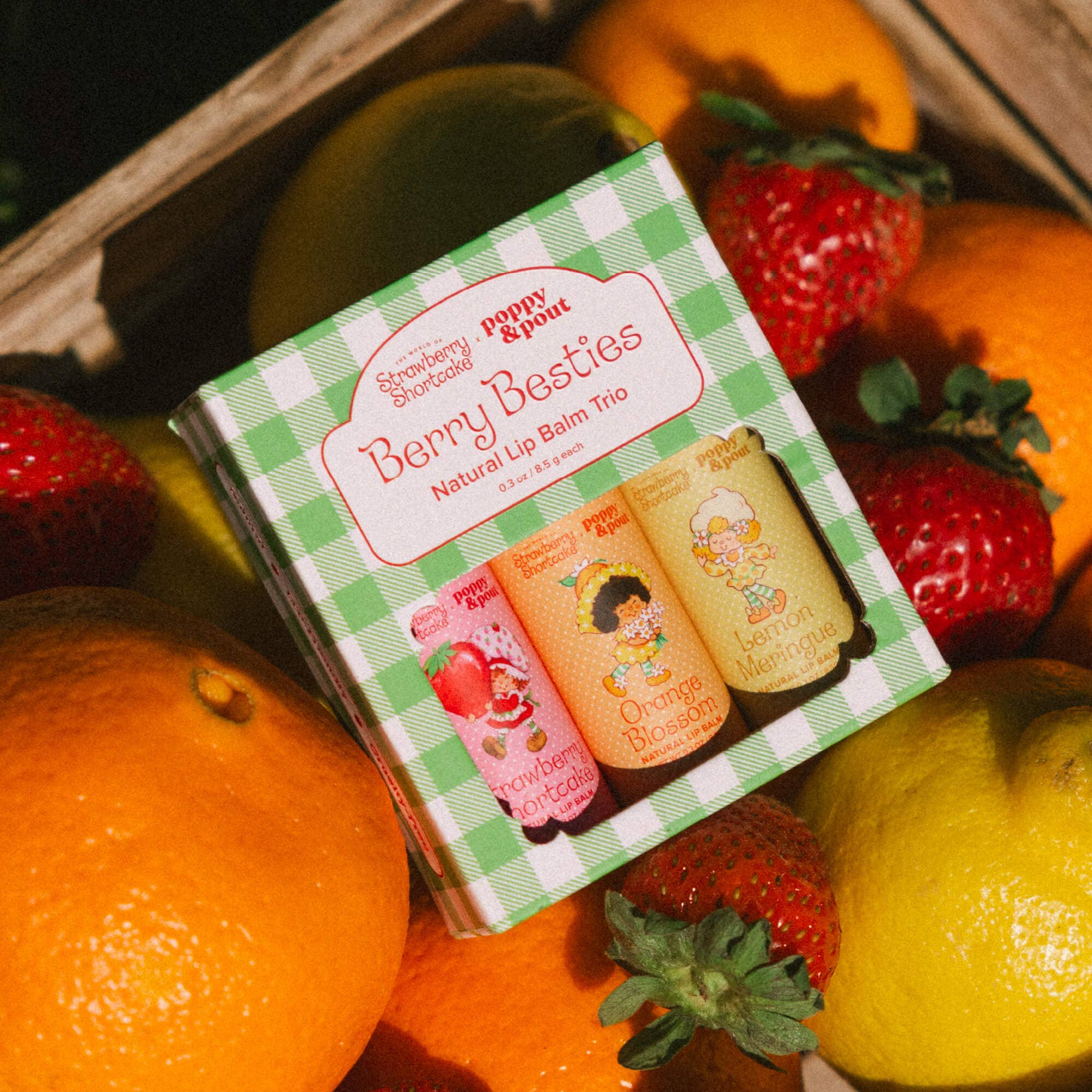 Limited Edition Lip Balm Trio Gift Set Berry Besties | Poppy and Pout