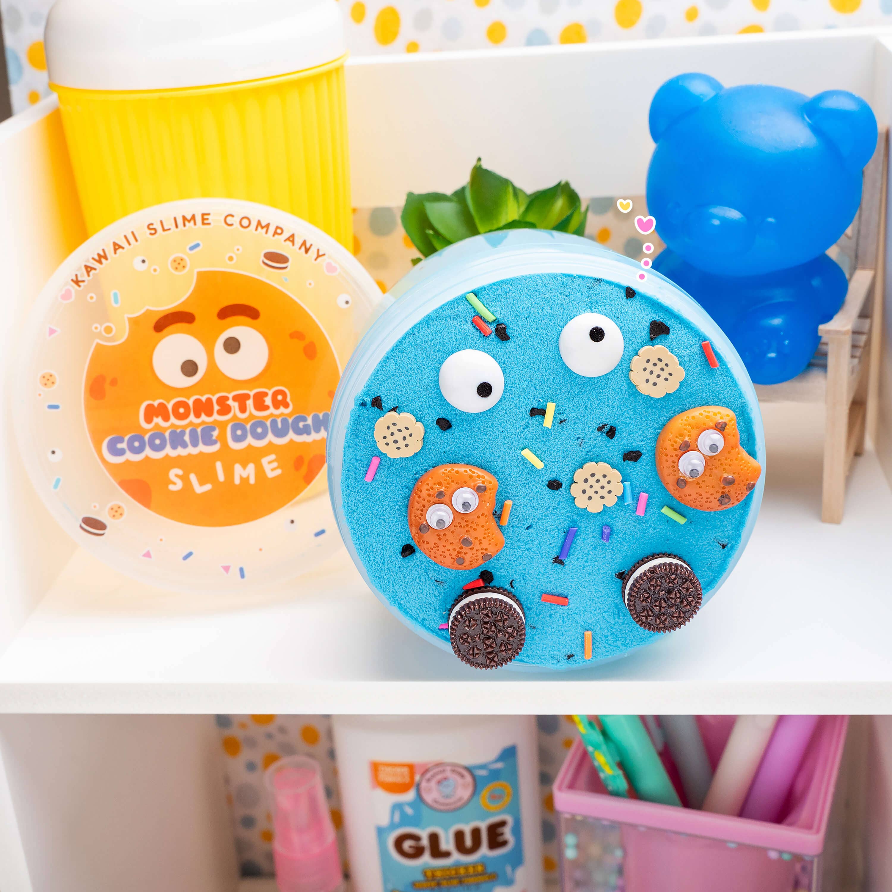 Monster Cookie Dough Signature Dome™ Slime | Kawaii Slime