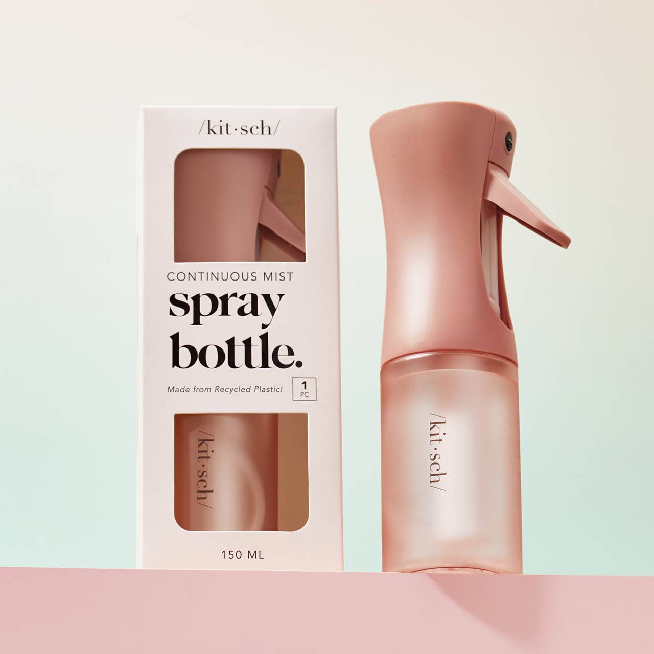 Recycled Plastic Continuous Spray Bottle in Terracotta | Kitsch
