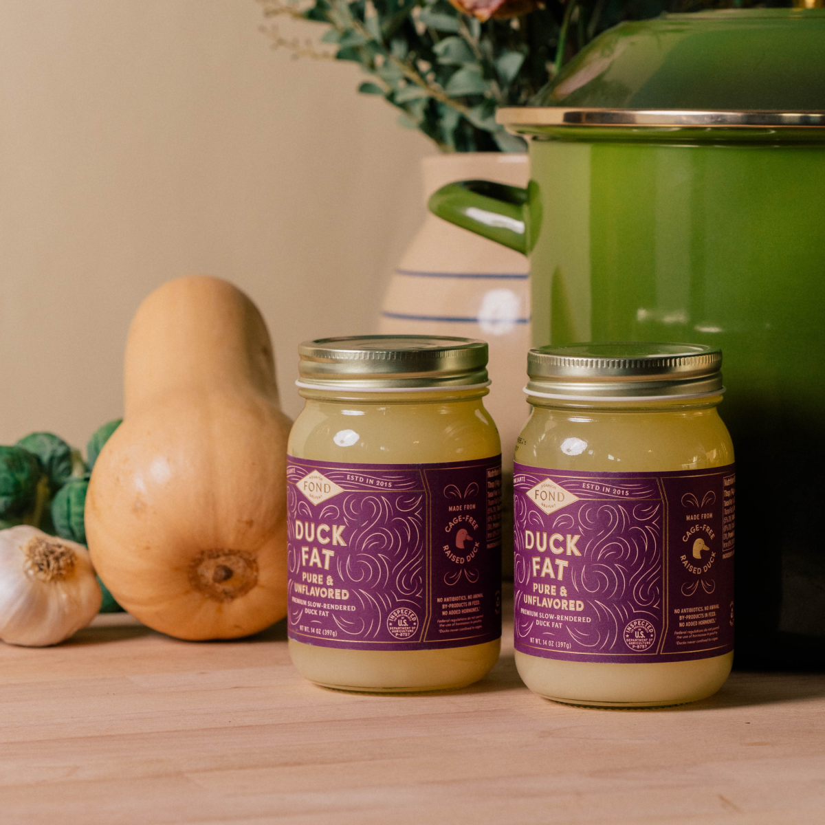 Pure & Unflavored Duck Fat | Fond Regenerative
