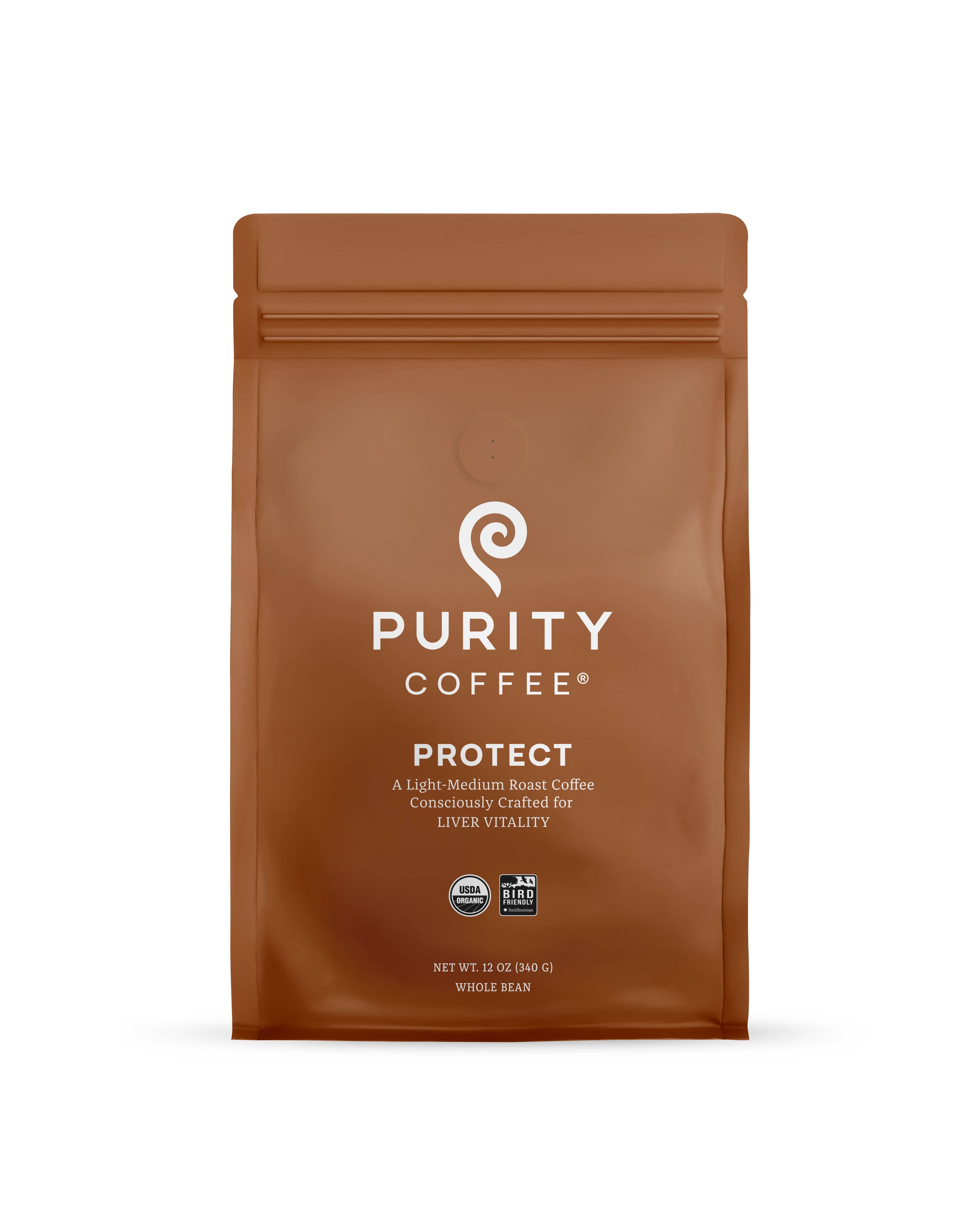 PROTECT: Light-Medium Roast Whole Bean Coffee | Purity Coffee