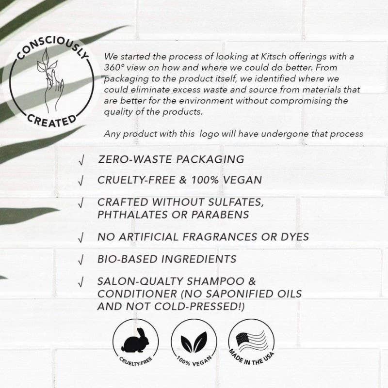 Shea Butter Hydrating Solid Conditioner Bar | KITSCH