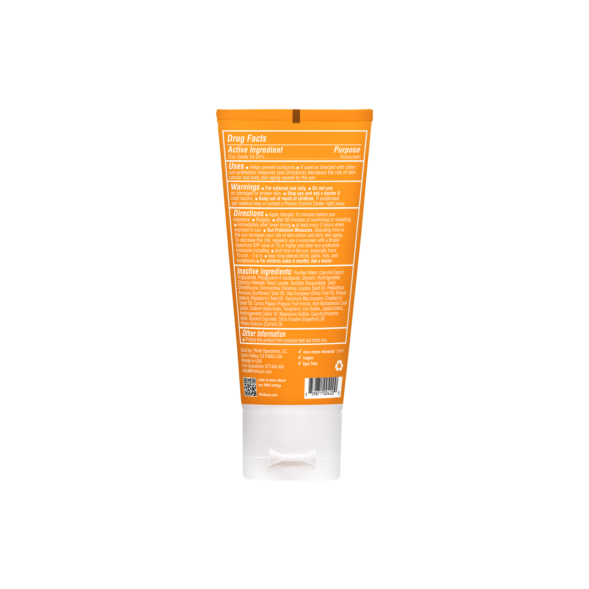 SPF 30 Face Tinted Sunscreen | ThinkSun
