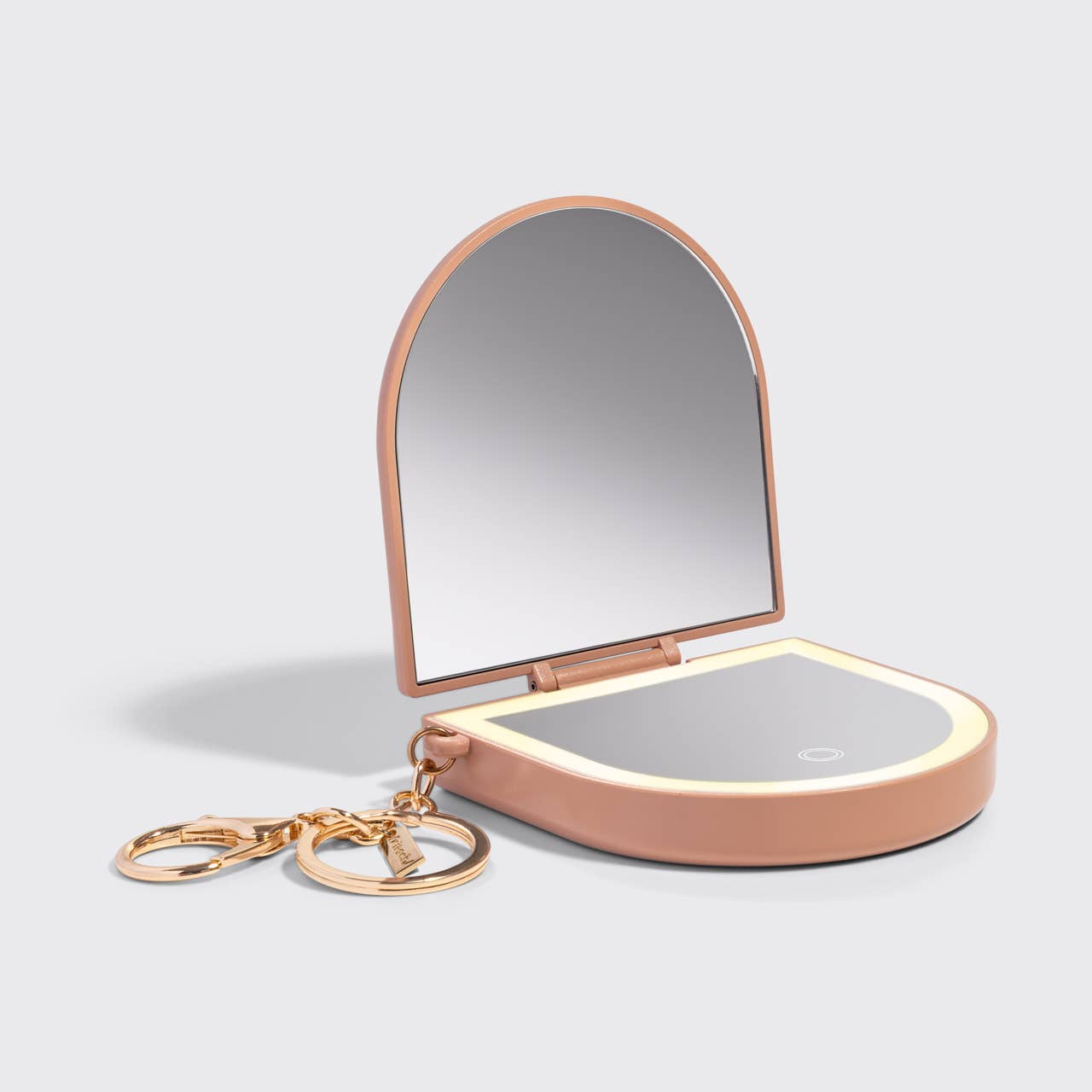 Terracotta Compact Mirror Keychain | KITSCH
