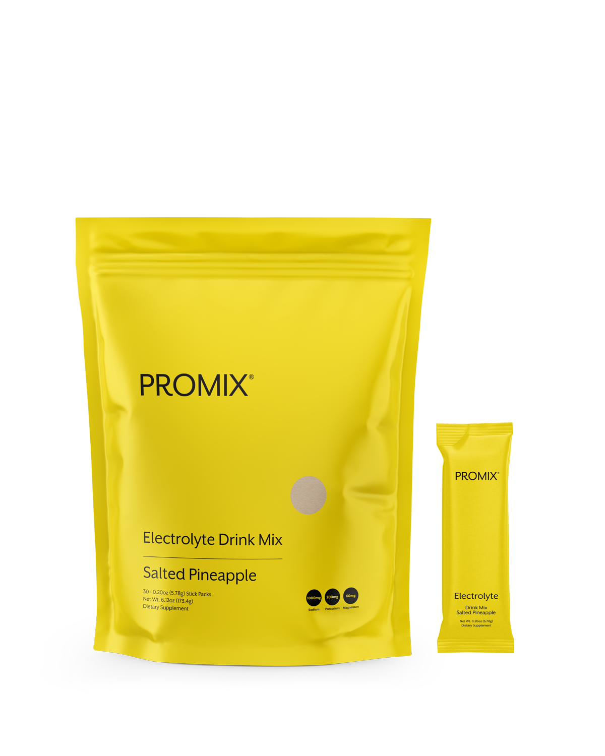 Salted Pineapple Electrolyte Drink Mix | Promix