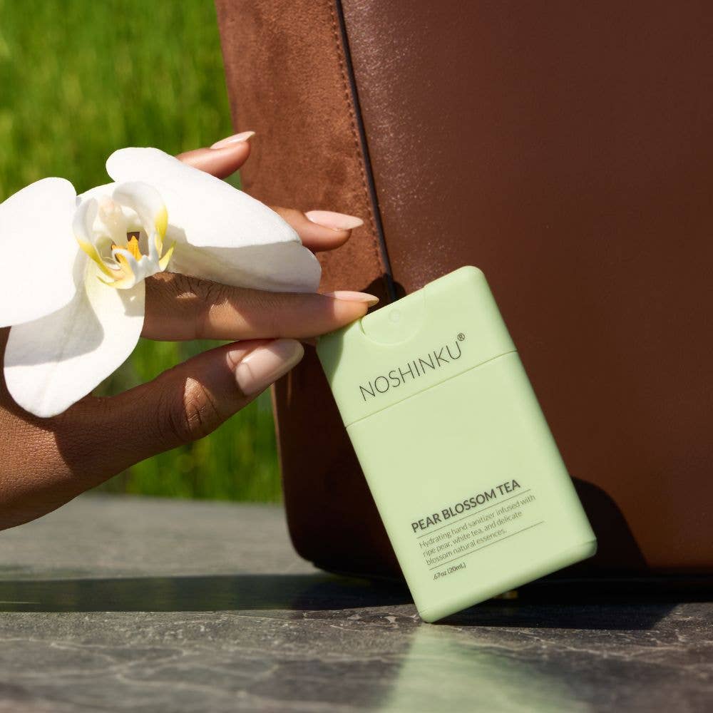 Pear Blossom Tea Hydrating Pocket Hand Sanitizer | Noshinku
