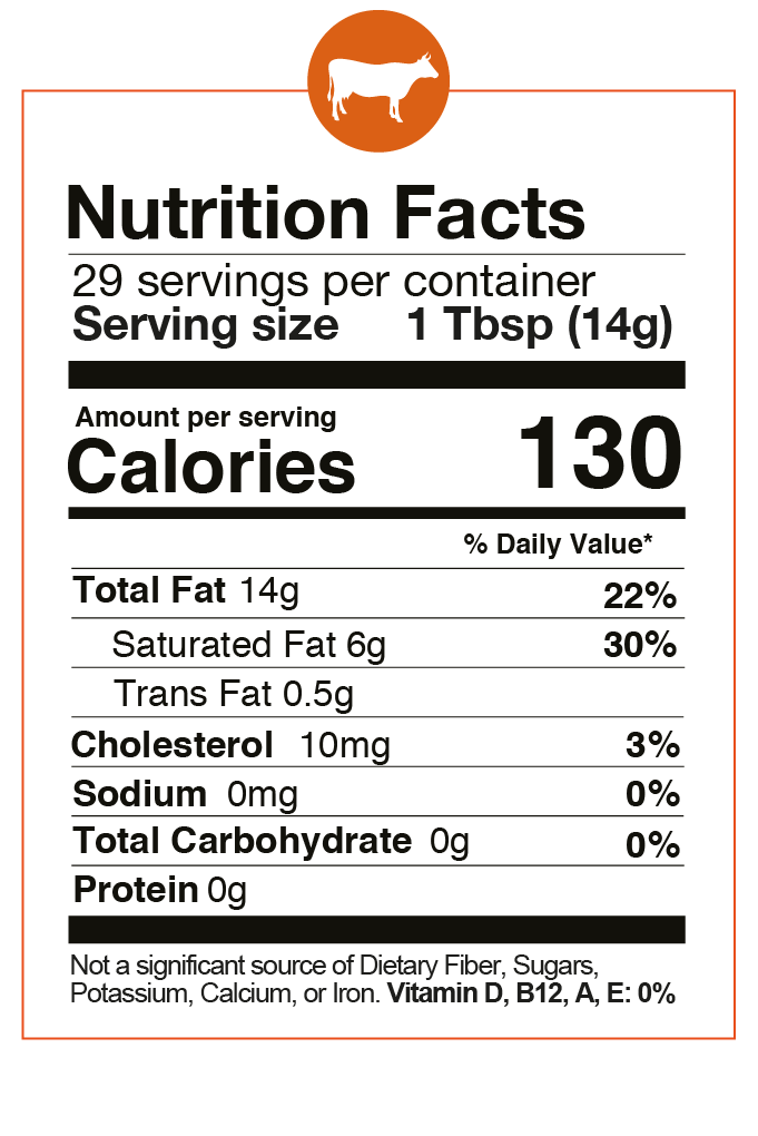 Grass Fed Tallow 14 OZ | Fatworks